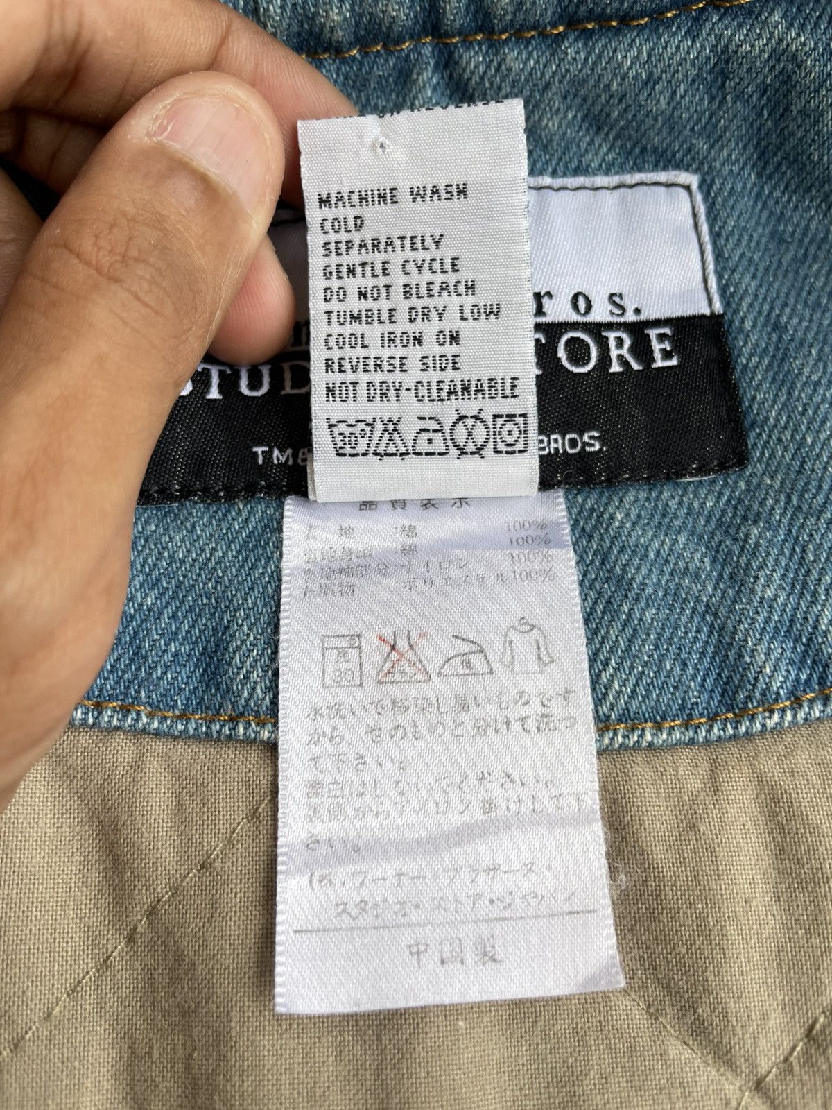Warner Bros Looney Tunes Warner Bros Denim Varsity Jacket Size US M / EU 48-50 / 2 - 21 Thumbnail