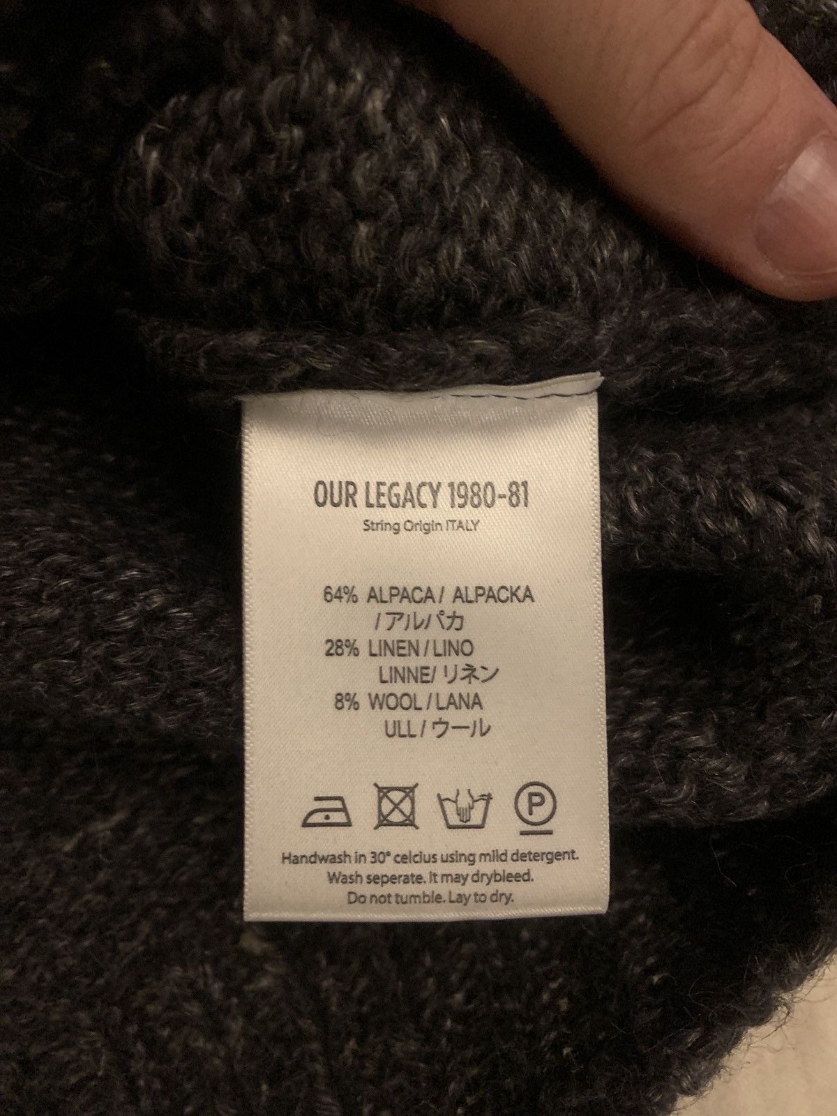 Our Legacy Alpaca-Linen Sweater Size US M / EU 48-50 / 2 - 5 Thumbnail