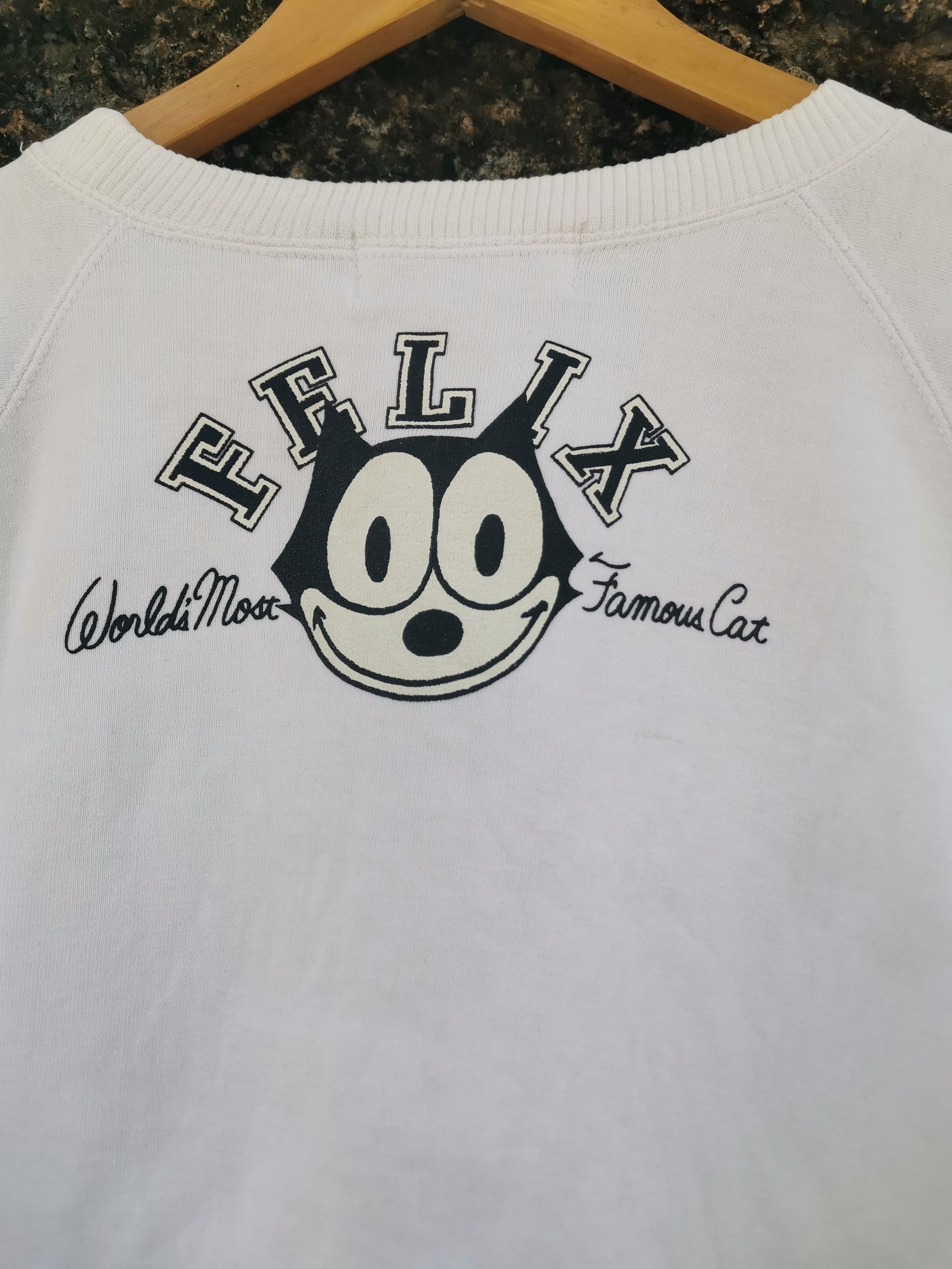 Japanese Brand Vintage 1994 Felix The Cat Cartoon Anima Sweatshirt Size US M / EU 48-50 / 2 - 5 Thumbnail