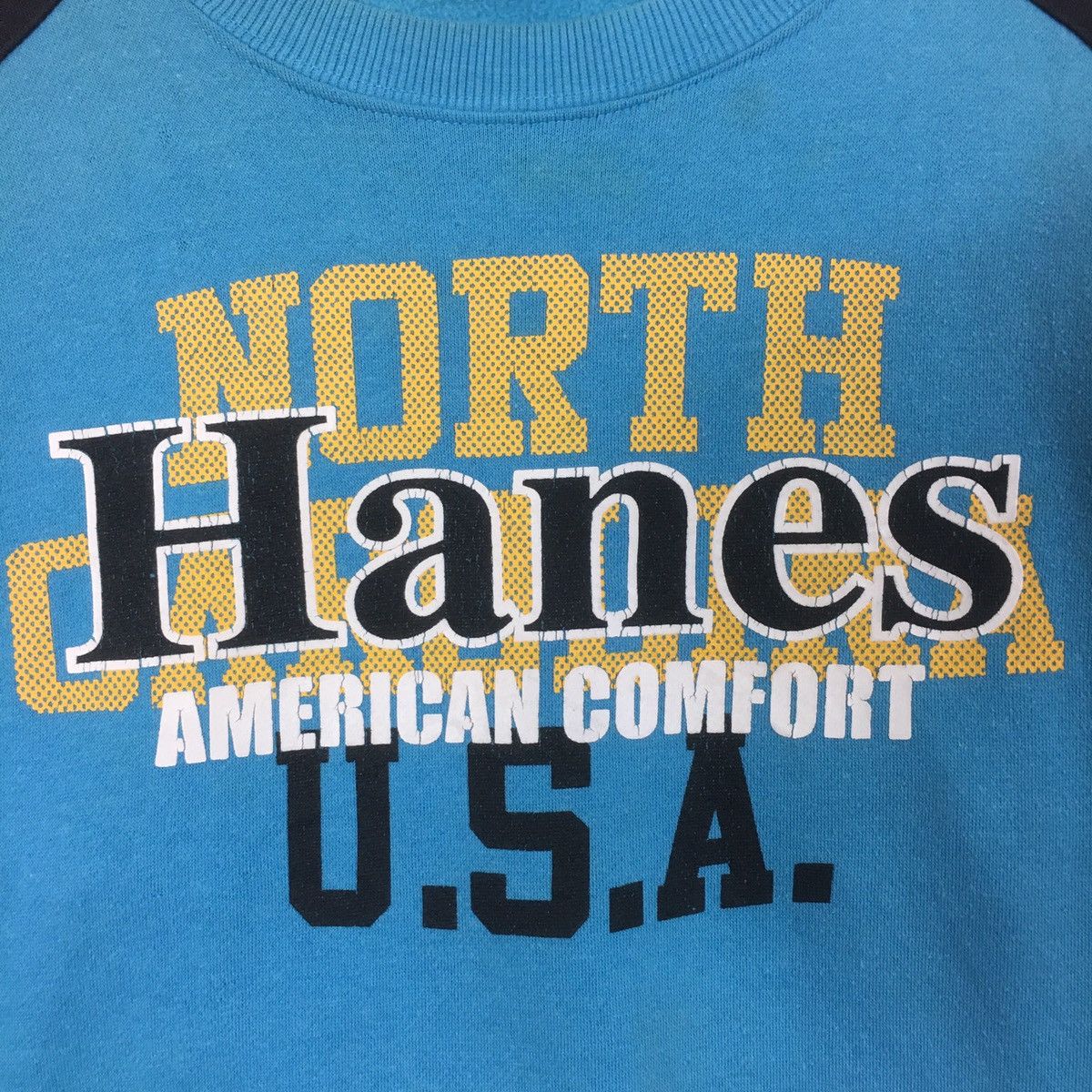 Hanes × Vintage Vintage Hanes USA CrewNeck Size US S / EU 44-46 / 1 - 2 Thumbnail