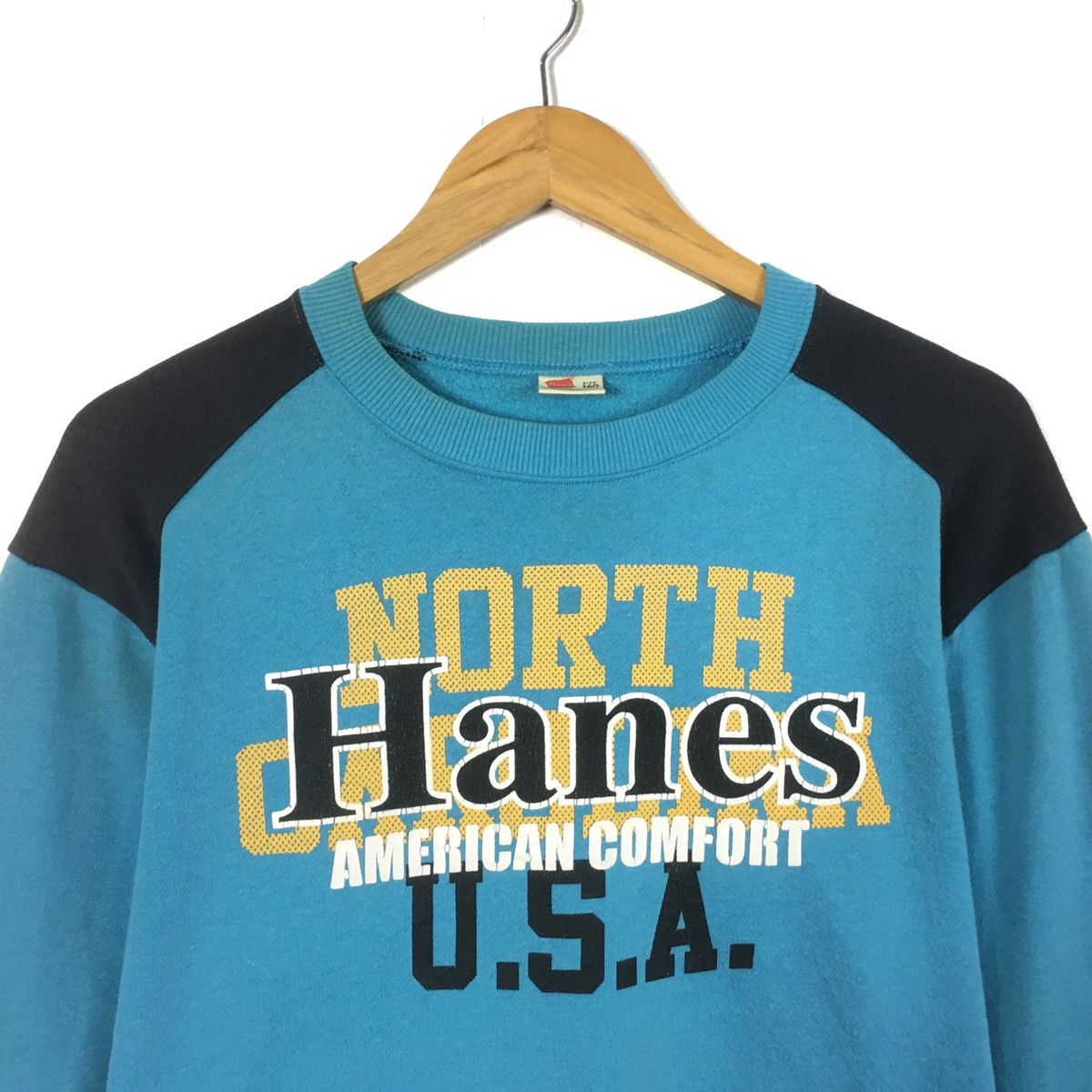 Hanes × Vintage Vintage Hanes USA CrewNeck Size US S / EU 44-46 / 1 - 3 Thumbnail