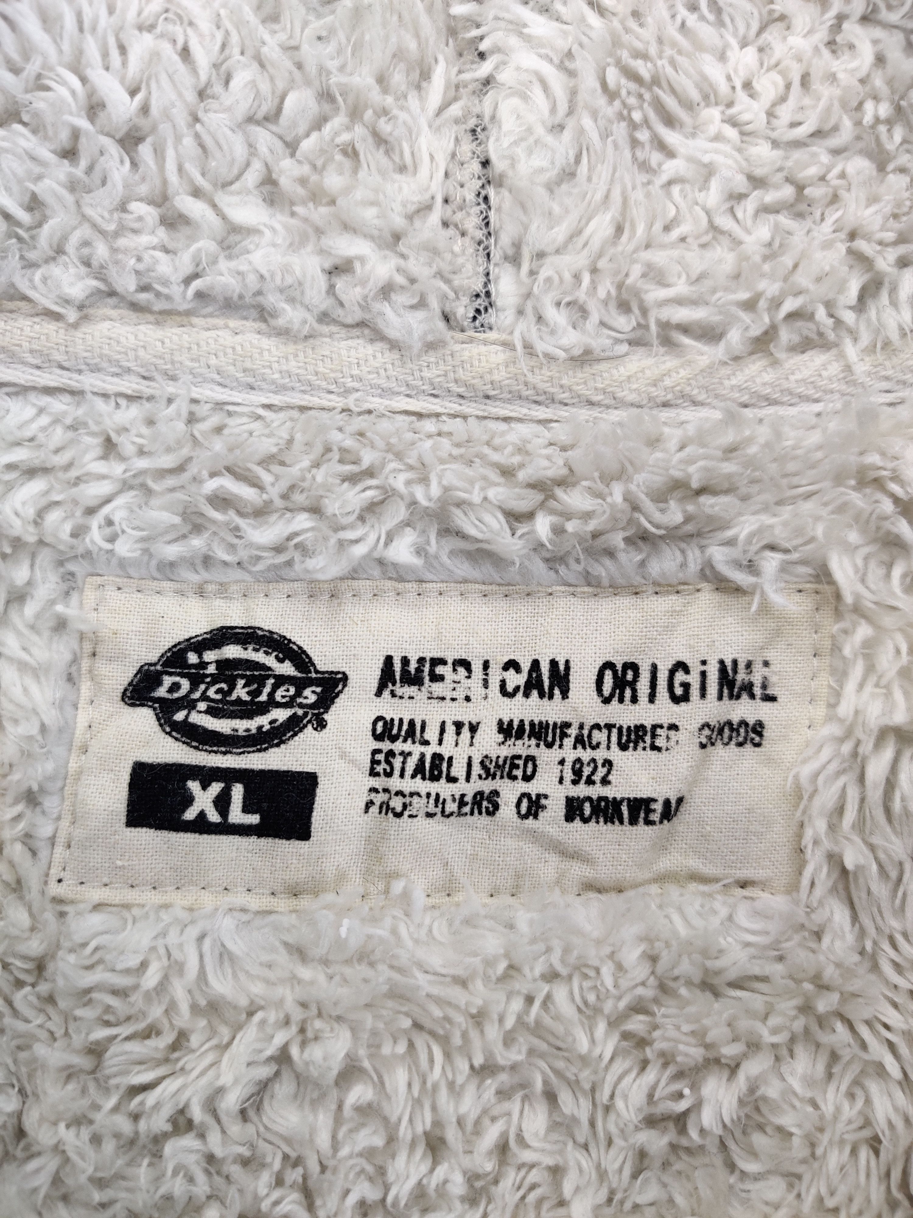 Dickies Vintage Dickies Shearling Zipper Hoodie Size US XL / EU 56 / 4 - 7 Thumbnail
