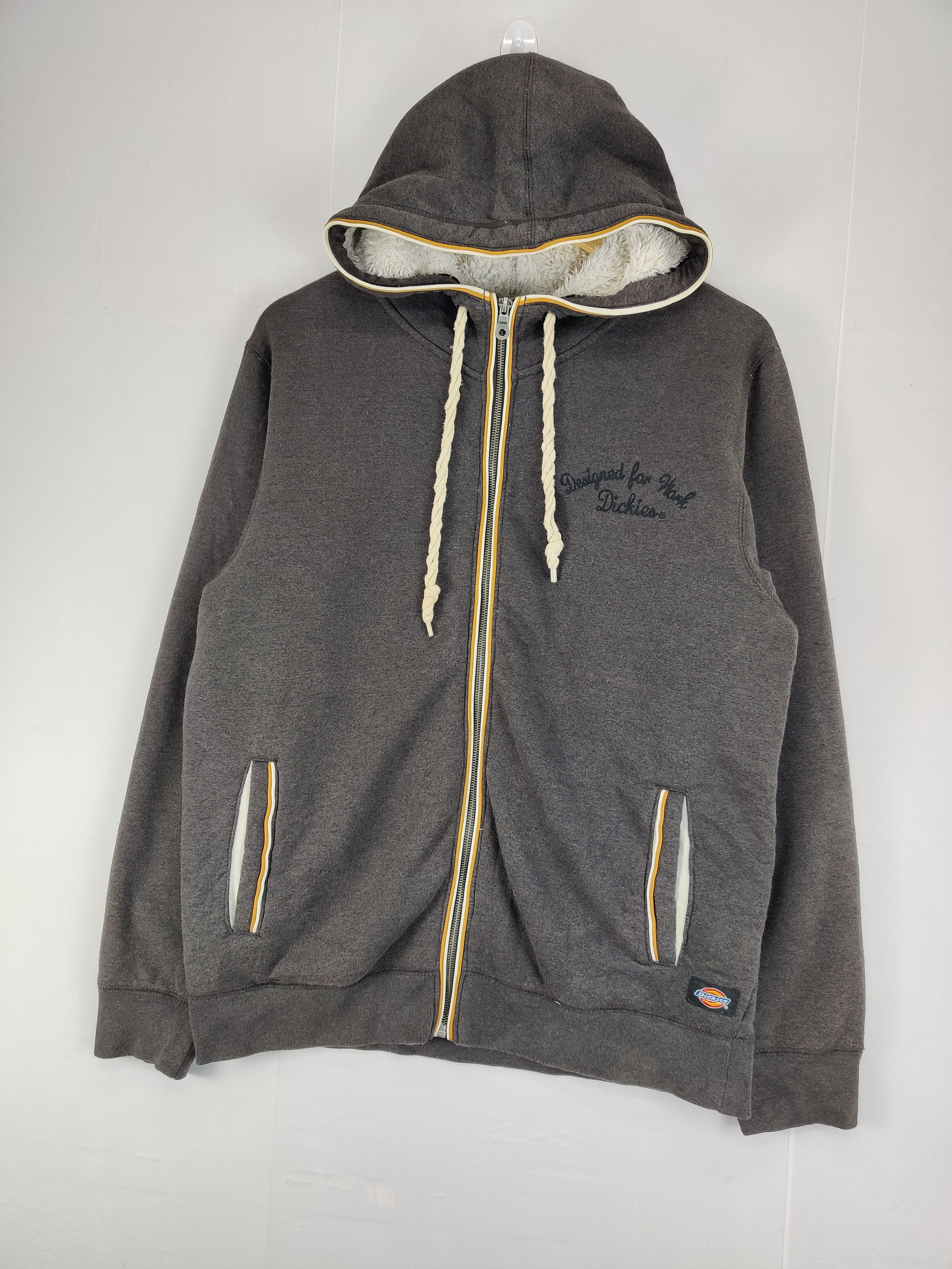 Dickies Vintage Dickies Shearling Zipper Hoodie Size US XL / EU 56 / 4 - 2 Thumbnail