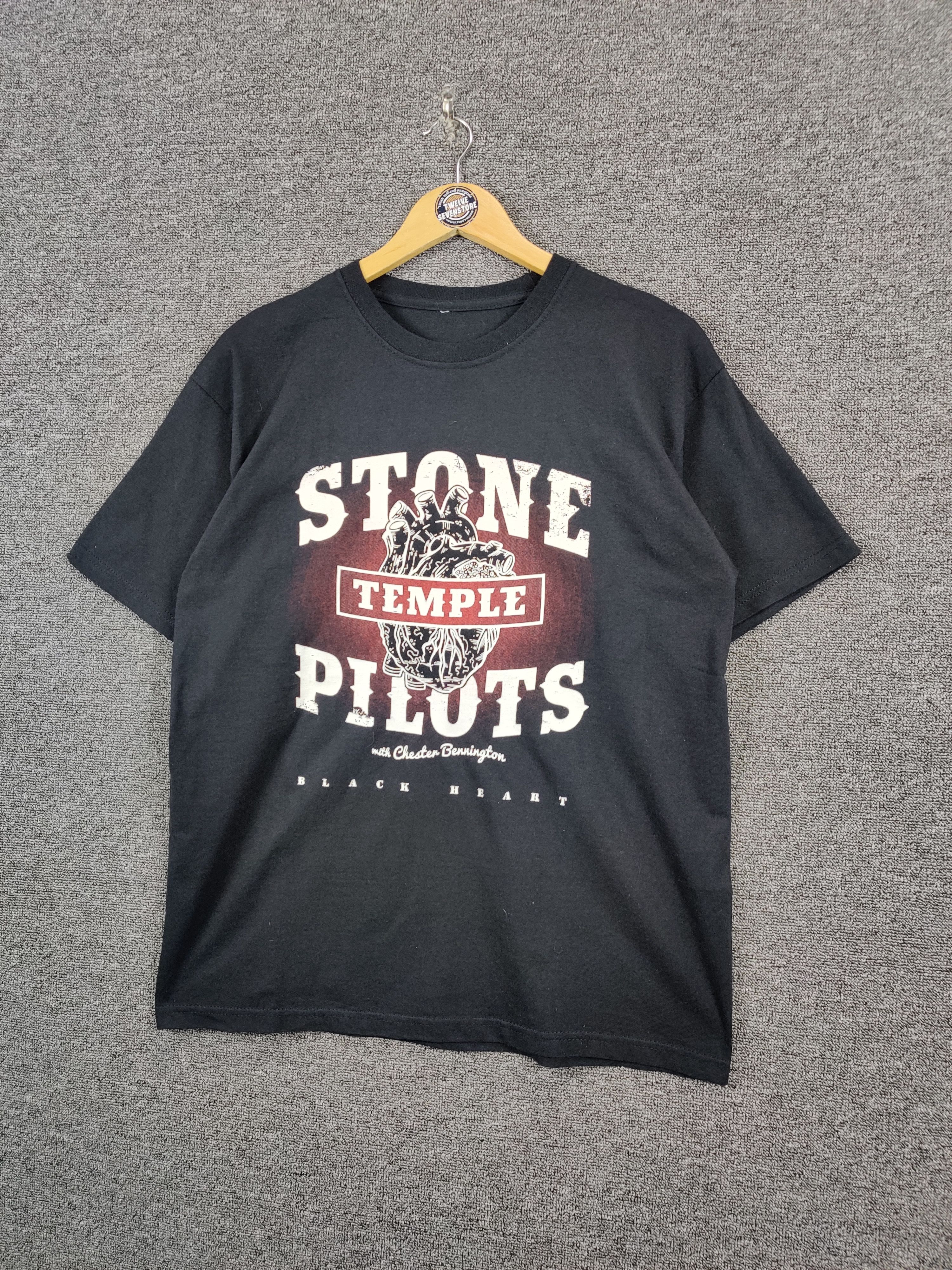 Band Tees Stone Temple Pilots Black Heart Rock Tee Tshirt Size US L / EU 52-54 / 3 - 2 Thumbnail