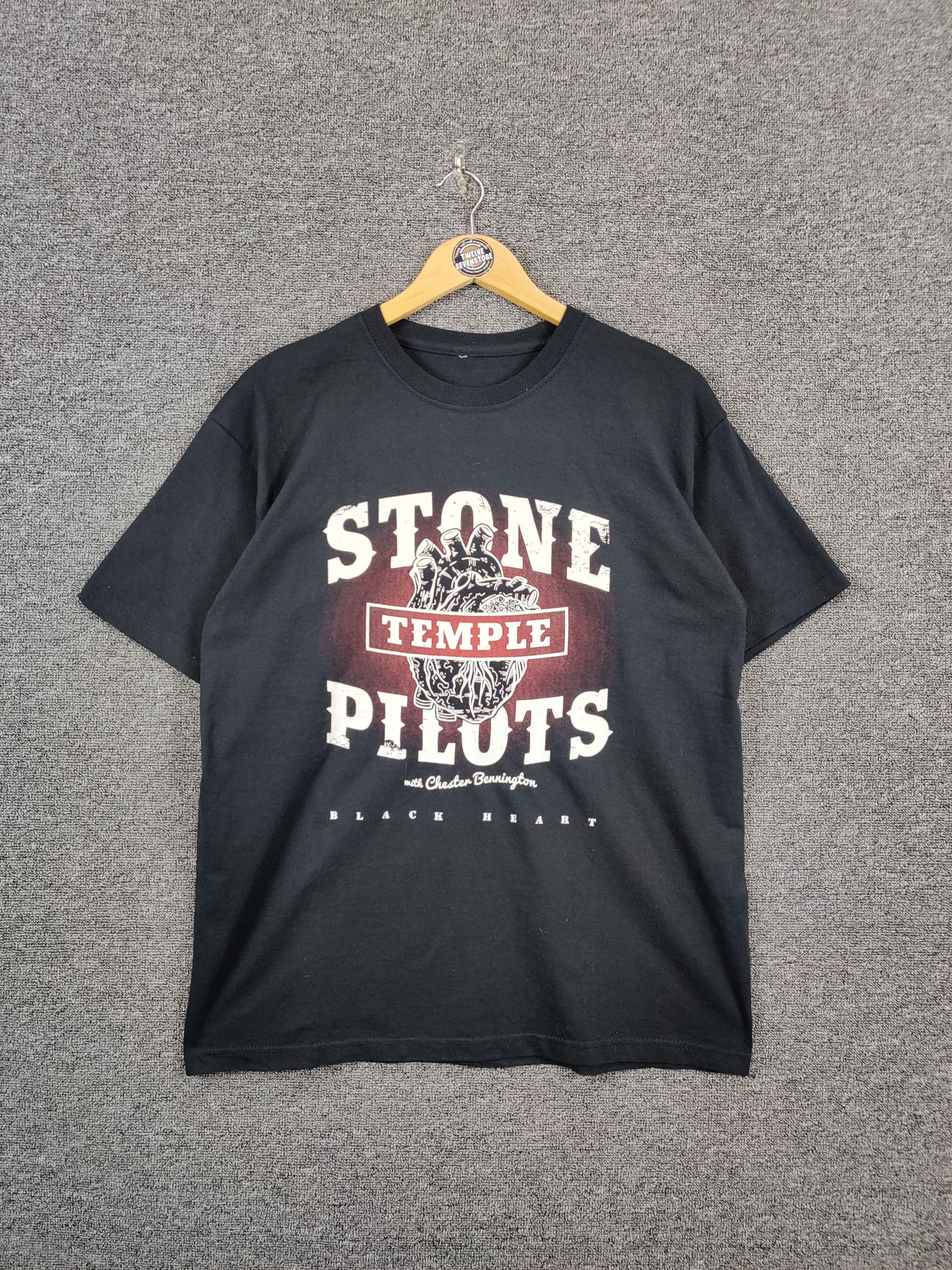 Band Tees Stone Temple Pilots Black Heart Rock Tee Tshirt Size US L / EU 52-54 / 3 - 1 Thumbnail