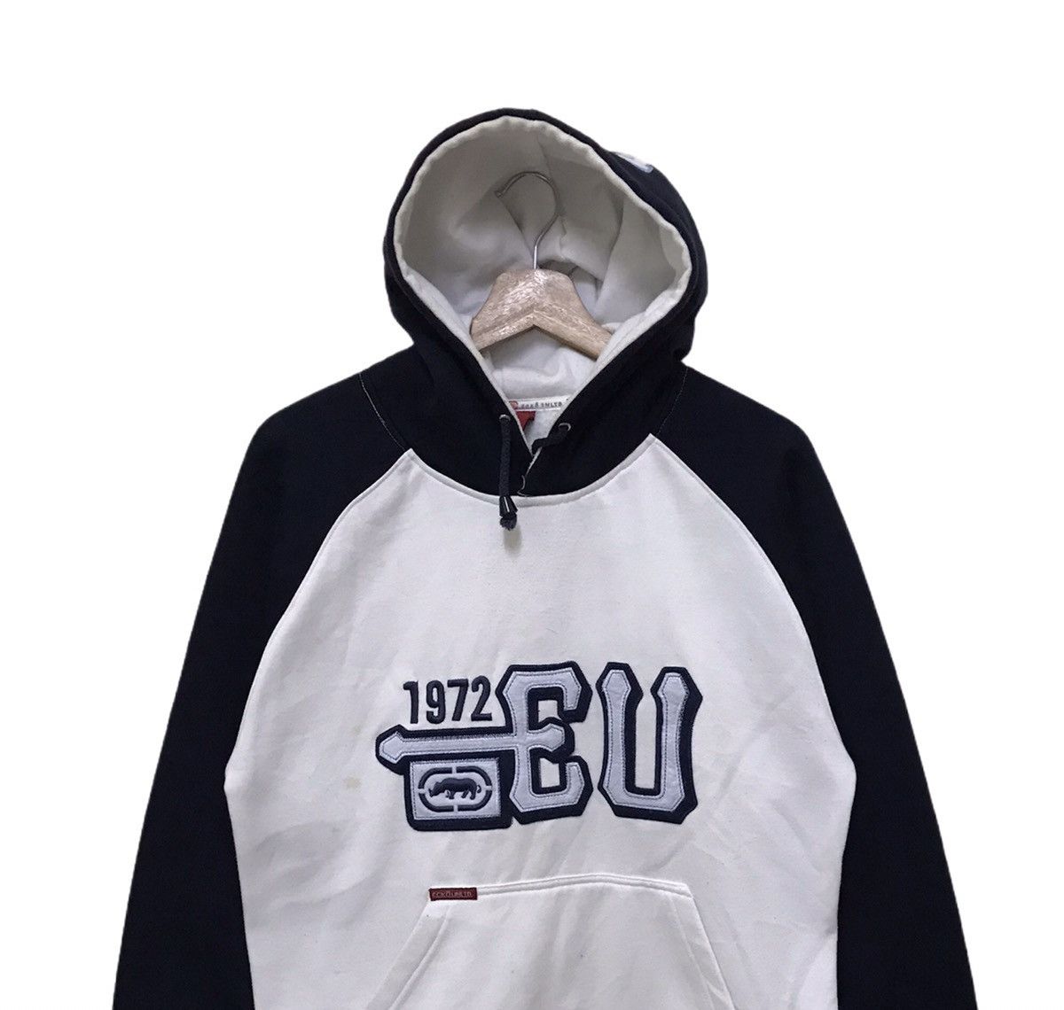 Ecko Unltd. × Marc Ecko Vintage Ecko Hoodie Two Tone Sweatshirt Size US M / EU 48-50 / 2 - 2 Thumbnail