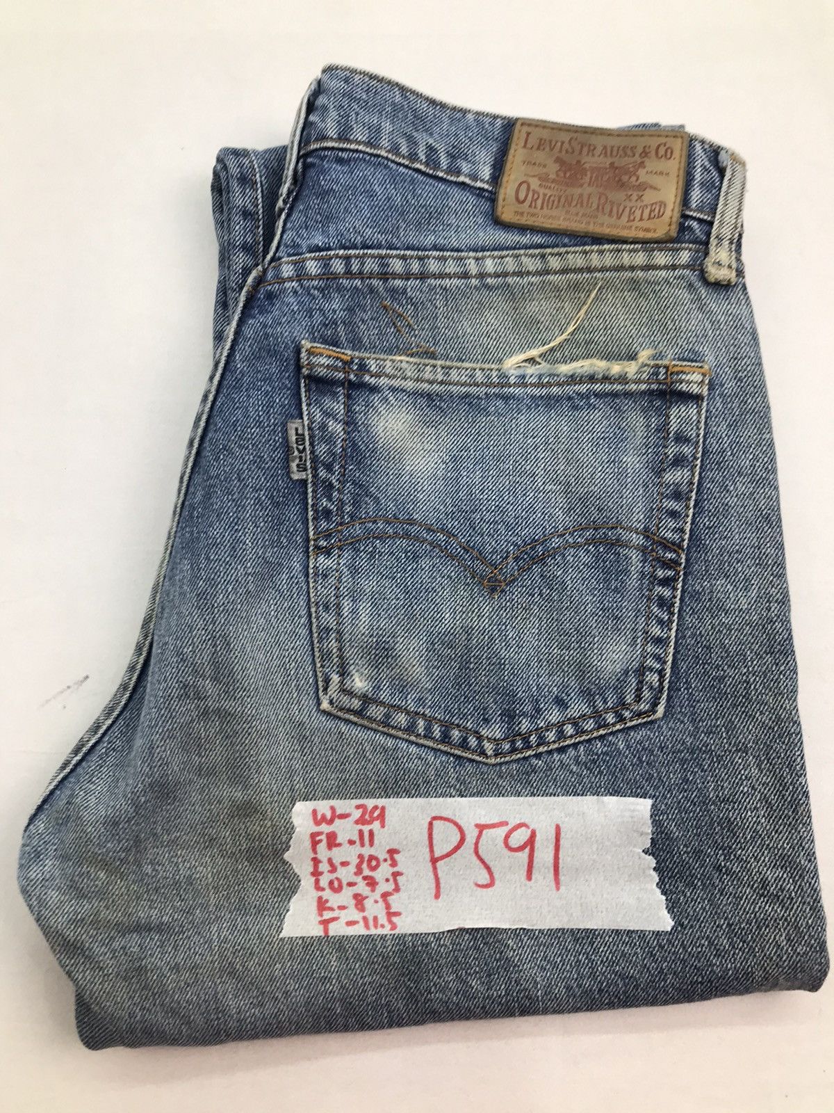 Levi's Vintage Levis silver tag denim jeans pants Size US 29 - 25 Thumbnail