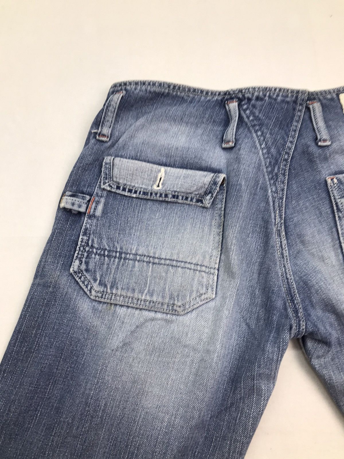 Japanese Brand Johnbull baker fatigue denim jeans pants Size US 31 - 17 Thumbnail