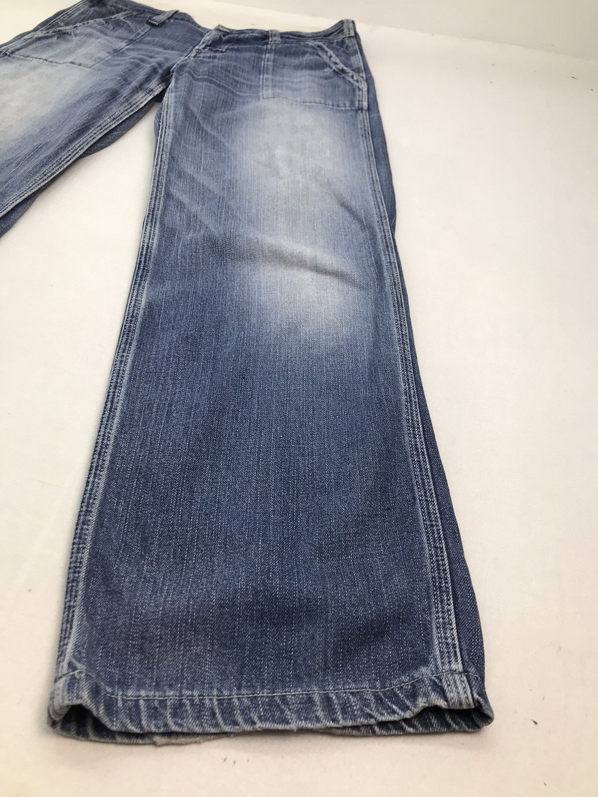 Japanese Brand Johnbull baker fatigue denim jeans pants Size US 31 - 3 Thumbnail