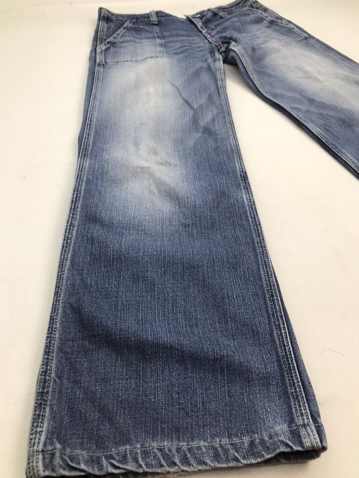 Japanese Brand Johnbull baker fatigue denim jeans pants Size US 31 - 4 Thumbnail
