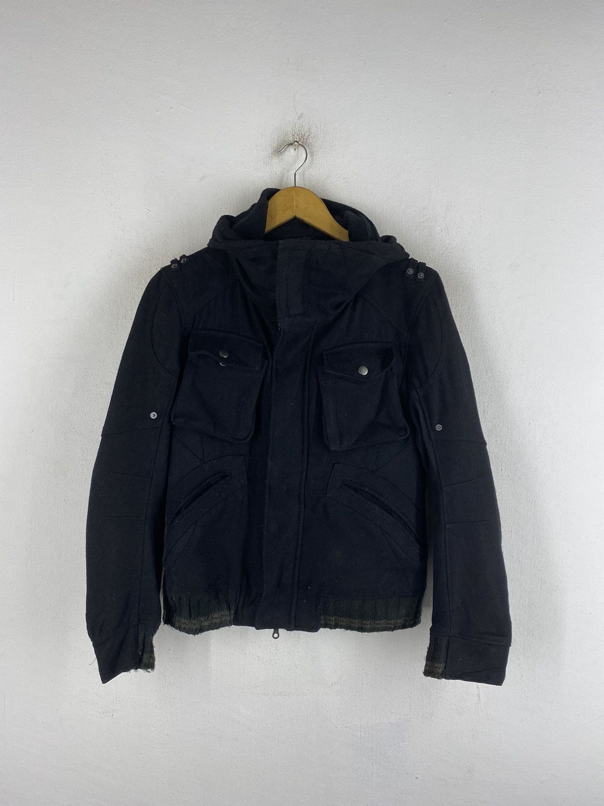 PPFM Ppfm Tactical Combal Wool Zipper Jacket | Grailed