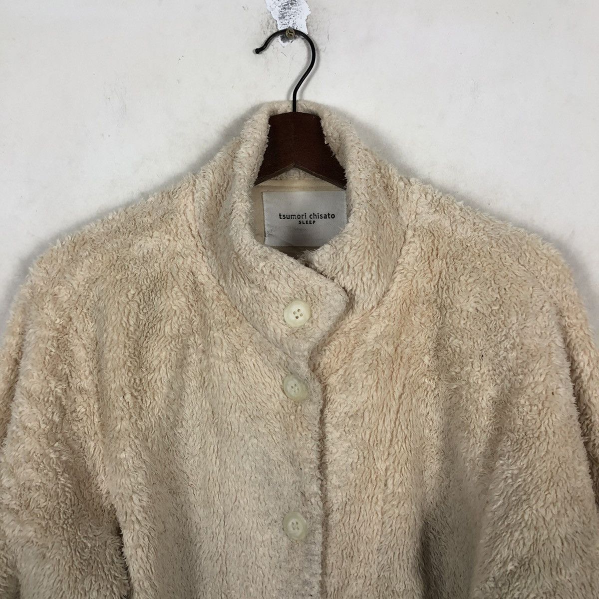 Issey Miyake TSUMORI CHISATO BY ISSEY MIYAKE FLEECE BUTTON JACKET Size US M / EU 48-50 / 2 - 3 Thumbnail