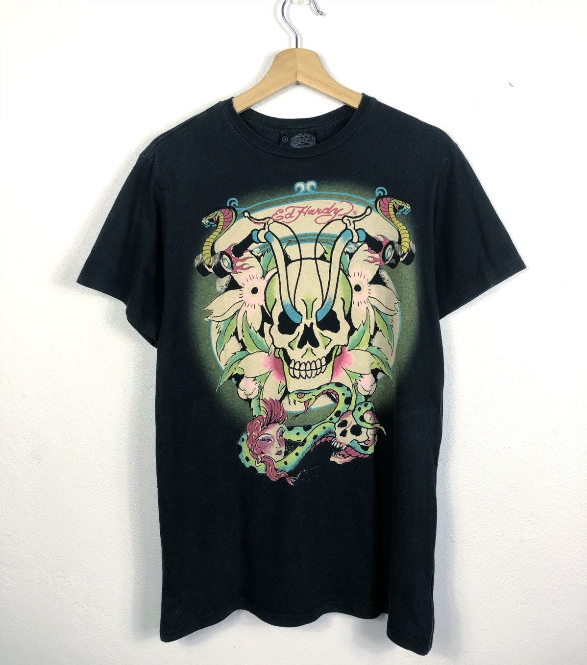 Ed Hardy Rare Ed Hardy X Christian Audigier Skulls Tee Size US M / EU 48-50 / 2 - 1 Thumbnail