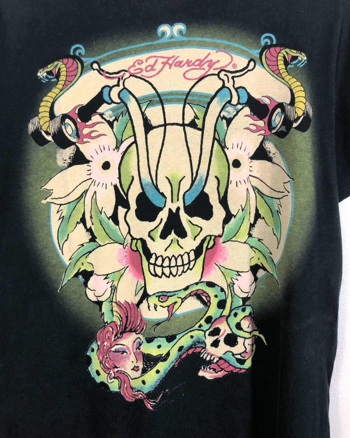 Ed Hardy Rare Ed Hardy X Christian Audigier Skulls Tee Size US M / EU 48-50 / 2 - 3 Thumbnail