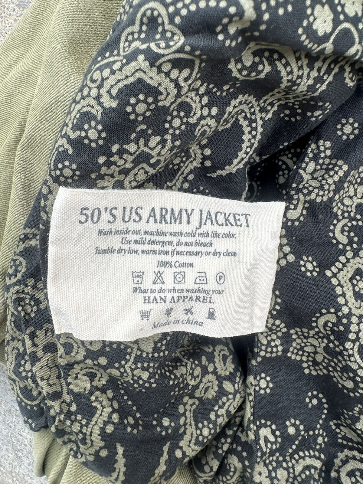 Han Kjobenhavn HAN KJOBENHAVN US ARMY SUN FADED FATIGUE GORPCORE GRUNGE Size US S / EU 44-46 / 1 - 7 Thumbnail