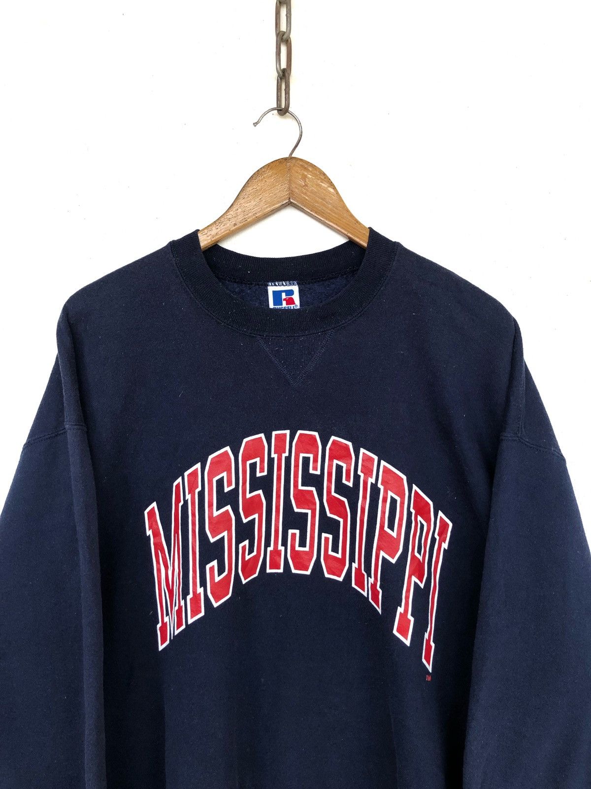 Russell Athletic OG 80s Mississippi 🇺🇸 Souvenir Pullover Sweatshirt Size US L / EU 52-54 / 3 - 2 Thumbnail