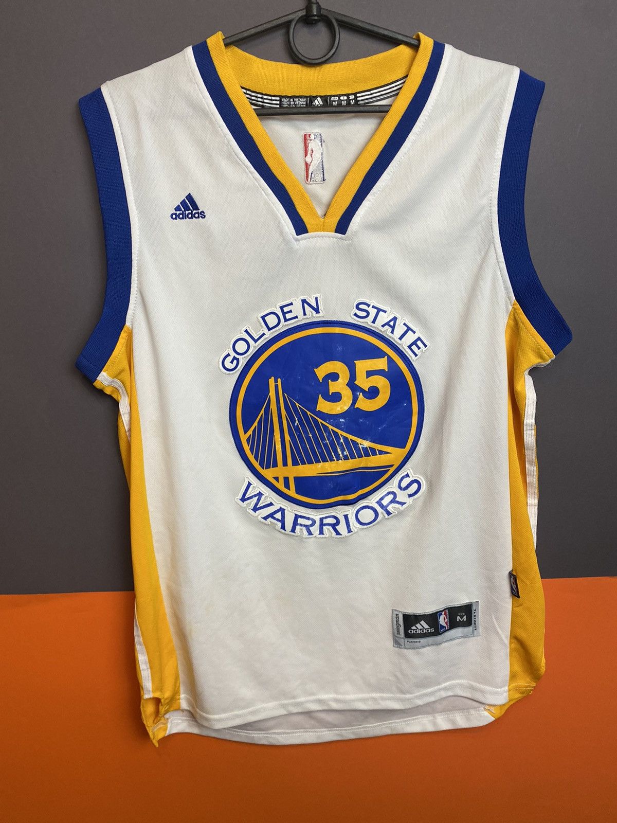 NBA Kevin Durant #35 Golden State Warriors NBA ADIDAS JERSEY Size US M / EU 48-50 / 2 - 2 Thumbnail