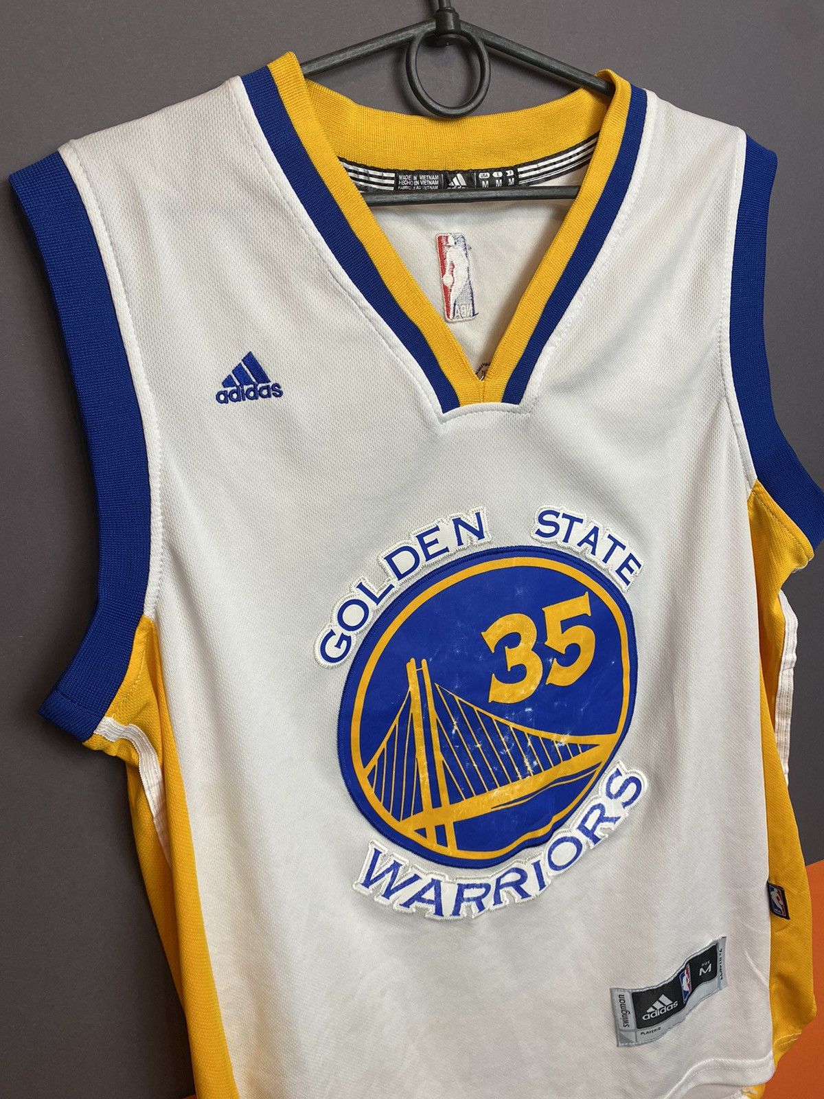 NBA Kevin Durant #35 Golden State Warriors NBA ADIDAS JERSEY Size US M / EU 48-50 / 2 - 3 Thumbnail