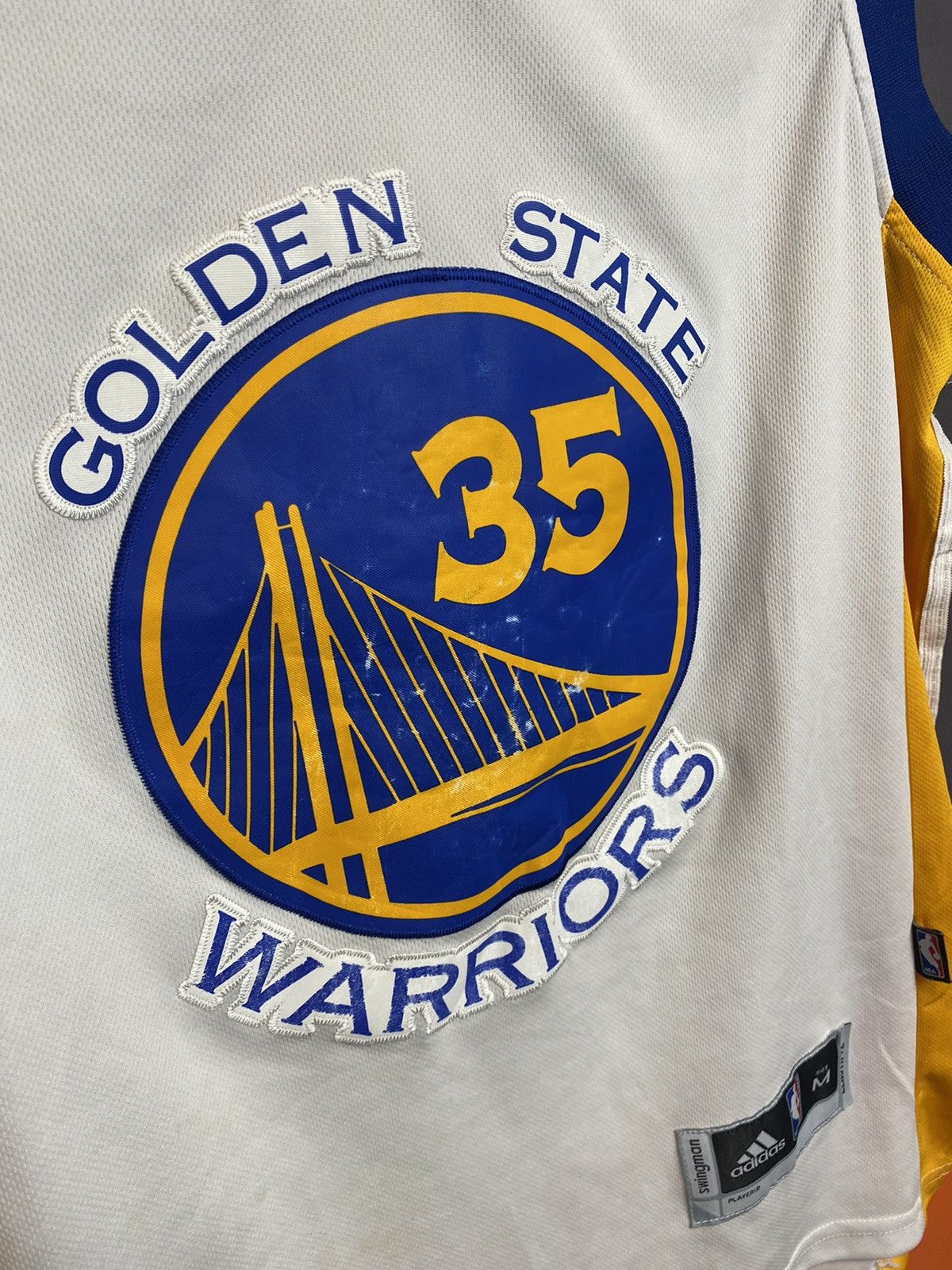 NBA Kevin Durant #35 Golden State Warriors NBA ADIDAS JERSEY Size US M / EU 48-50 / 2 - 5 Thumbnail