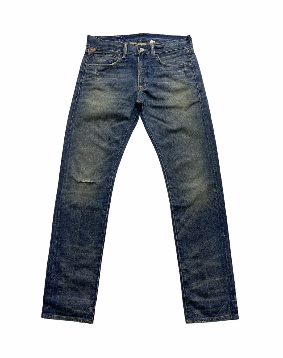 image of Denim And Supply Ralph Lauren x Polo Ralph Lauren Polo Rl Denim Supply Slim Fit Jeans in Blue Denim