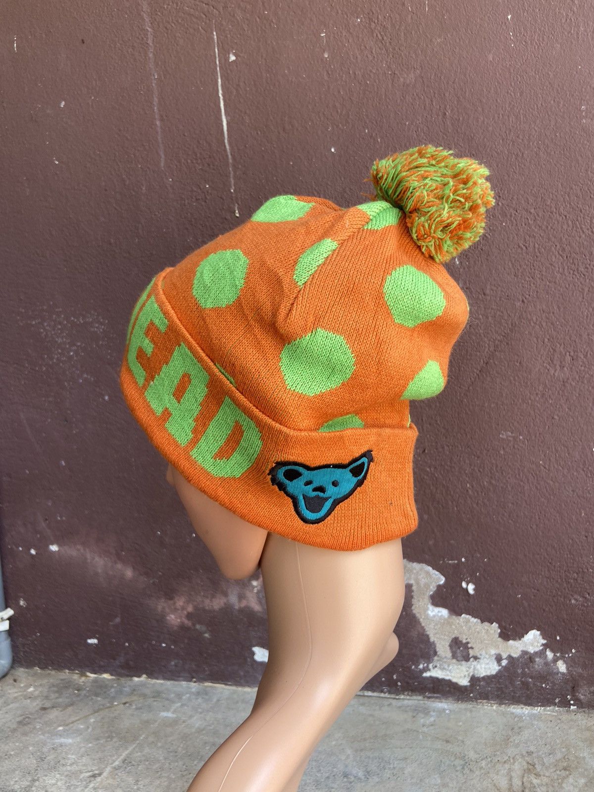 Band Tees Grateful Dead Polkadot Beanie Hat Size ONE SIZE - 3 Thumbnail