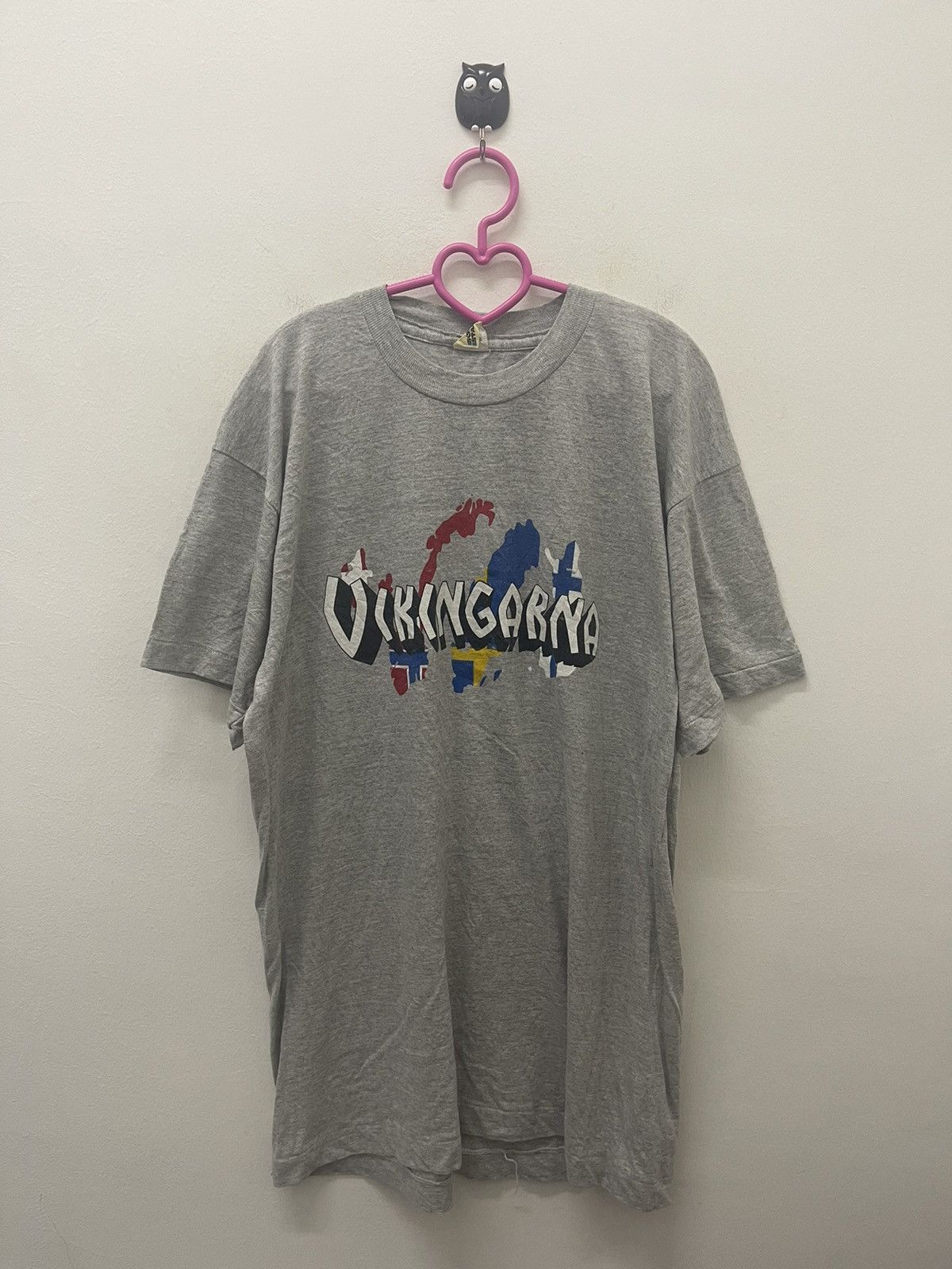 Band Tees Rare Vintage VIKINGARNA Swedish Dansband Tee Size US L / EU 52-54 / 3 - 1 Thumbnail
