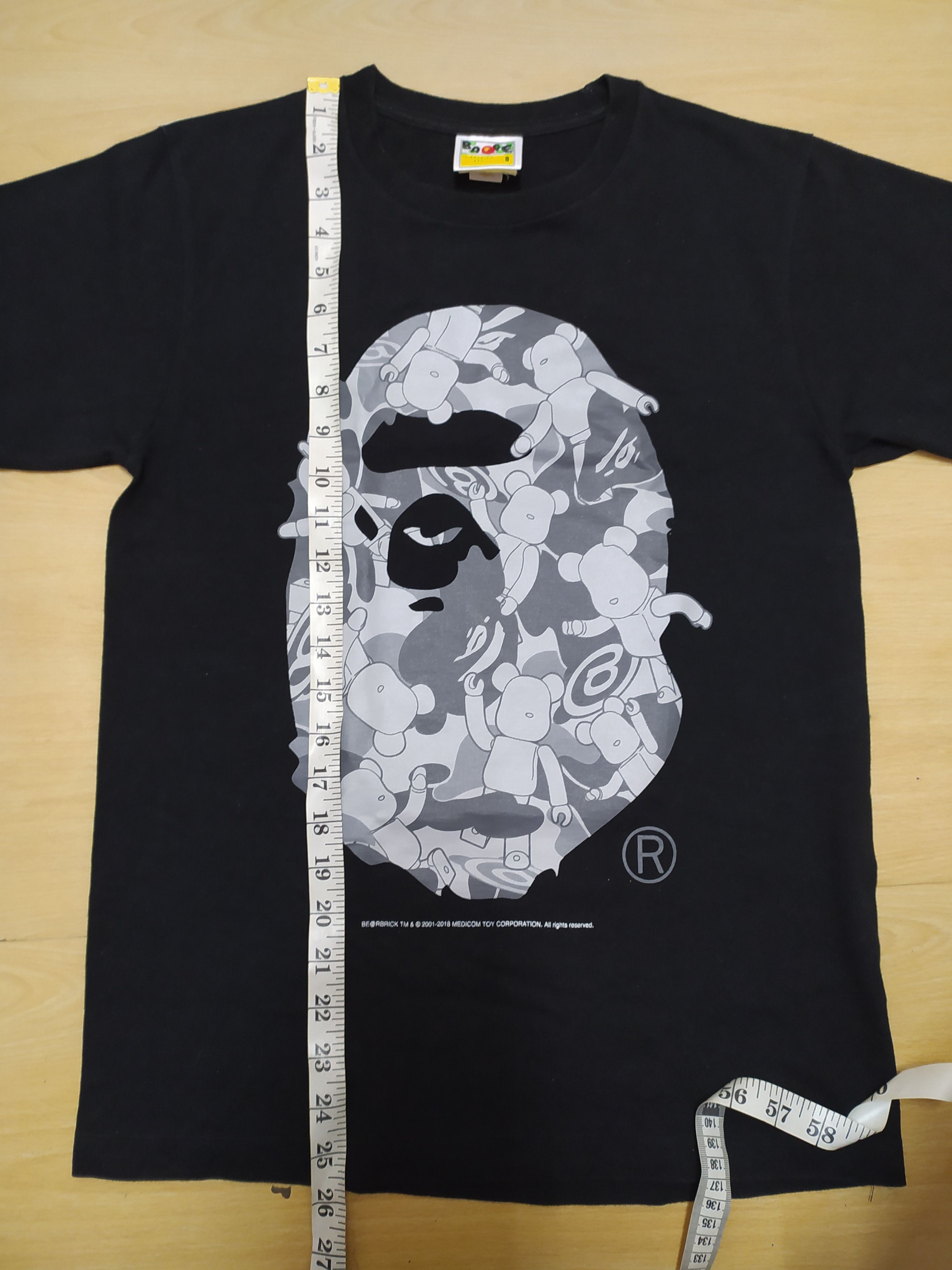 Bape 🔥SALE🔥Bape x Medicom Bearbrick Big Ape Head Tee Size US S / EU 44-46 / 1 - 14 Thumbnail