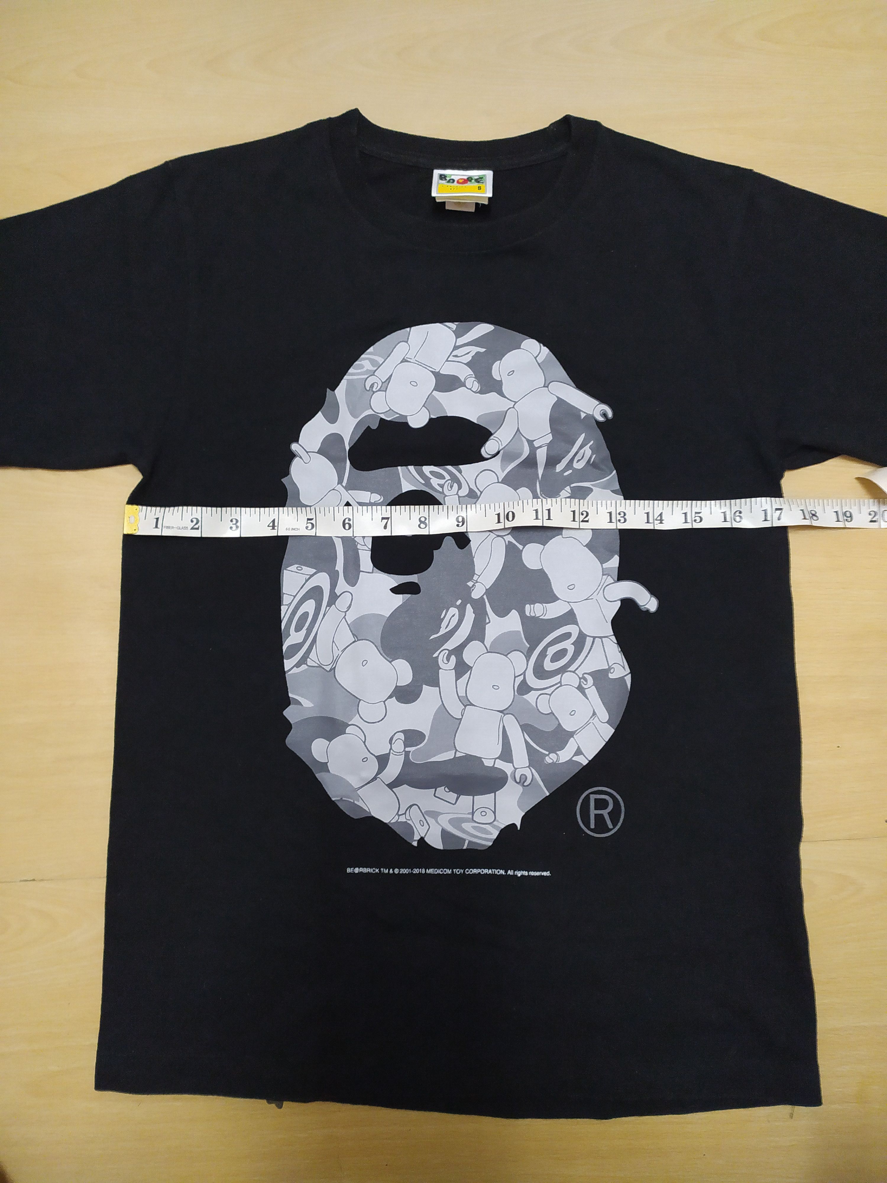 Bape 🔥SALE🔥Bape x Medicom Bearbrick Big Ape Head Tee Size US S / EU 44-46 / 1 - 13 Thumbnail