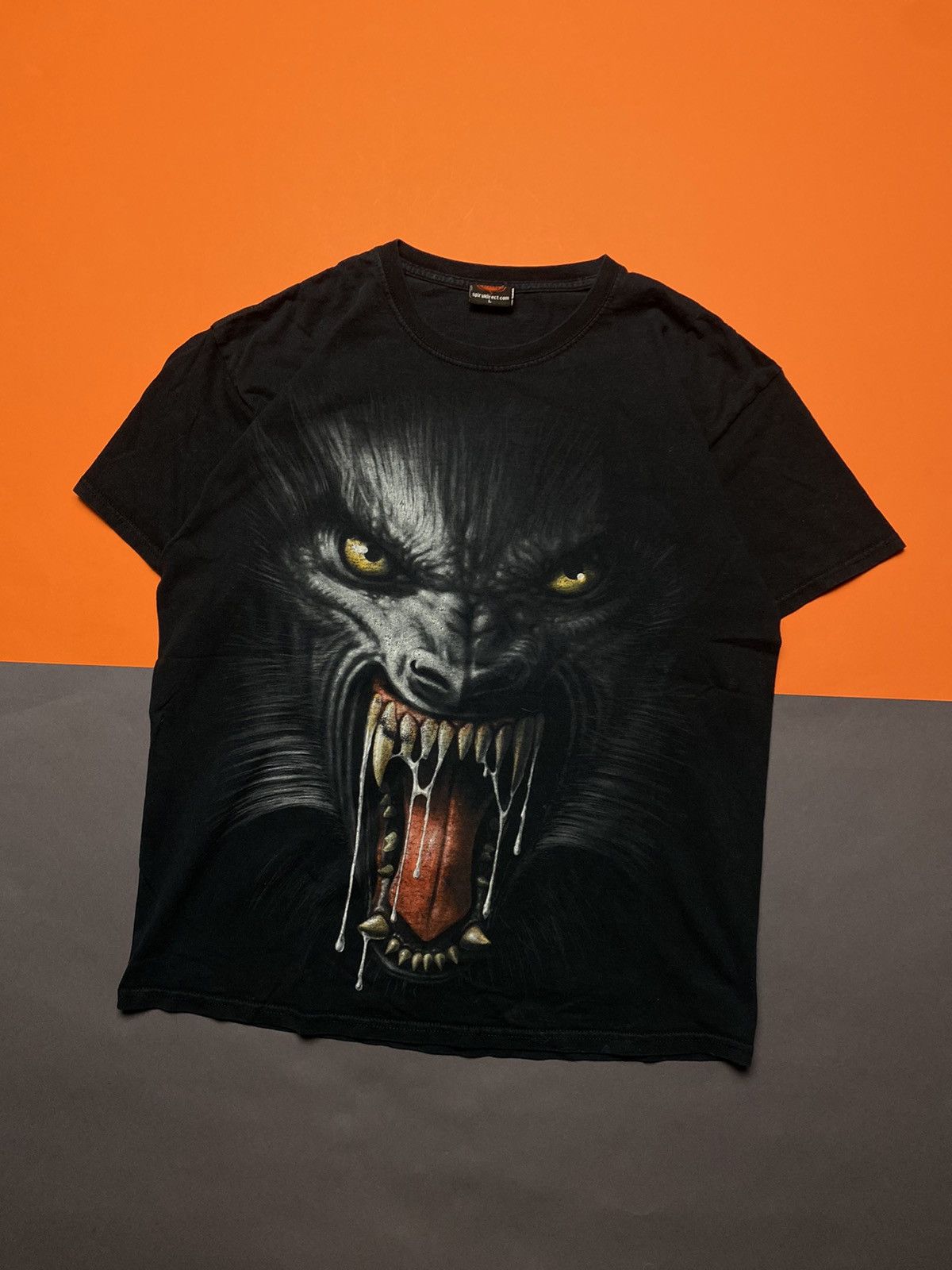 Band Tees Spiral vintage wolf t-shirts Size US L / EU 52-54 / 3 - 1 Thumbnail