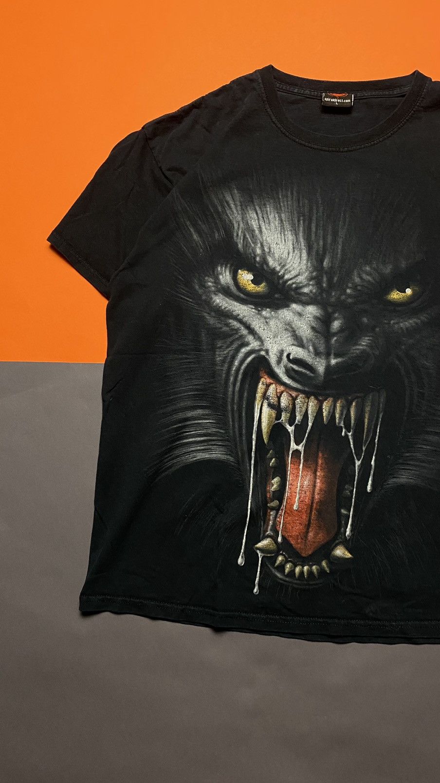 Band Tees Spiral vintage wolf t-shirts Size US L / EU 52-54 / 3 - 3 Thumbnail