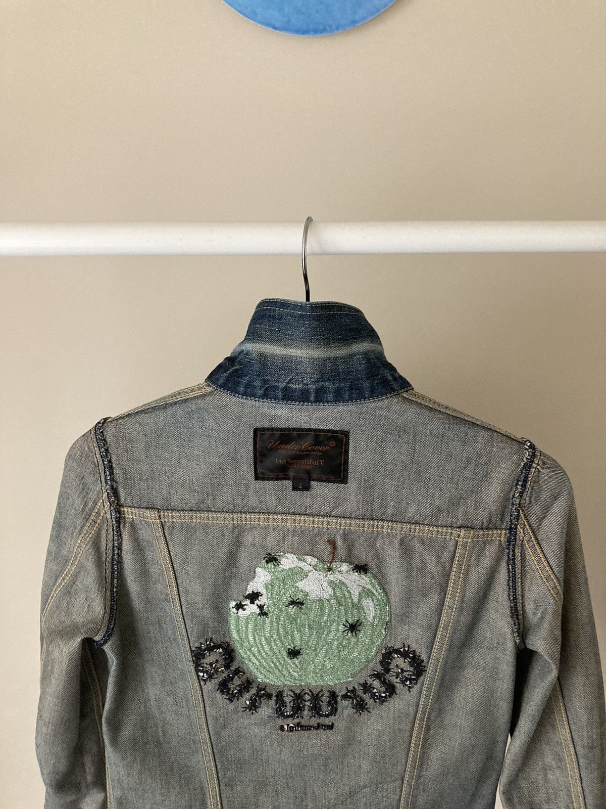 Undercover Undercover Bug/Insect/Apple Denim Jacket AW06 BBV Guruguru Size XS / US 0-2 / IT 36-38 - 18 Thumbnail