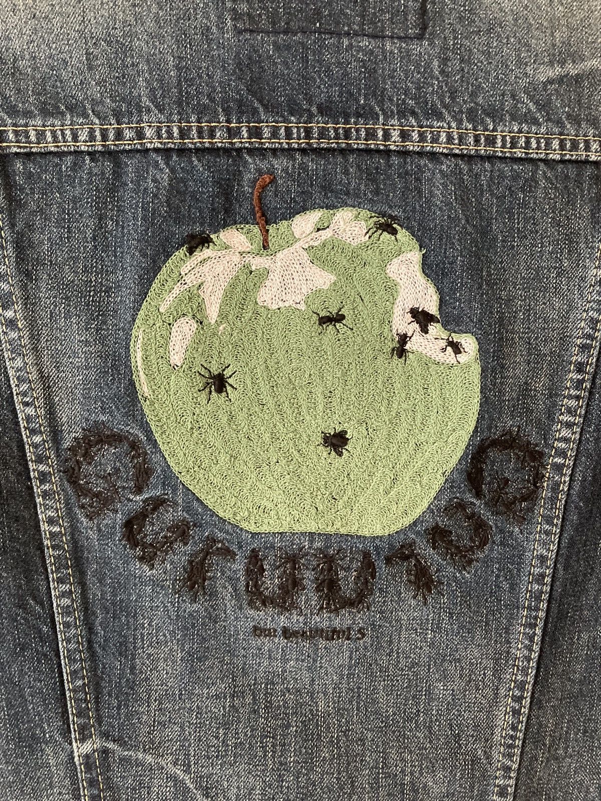 Undercover Undercover Bug/Insect/Apple Denim Jacket AW06 BBV Guruguru Size XS / US 0-2 / IT 36-38 - 9 Thumbnail