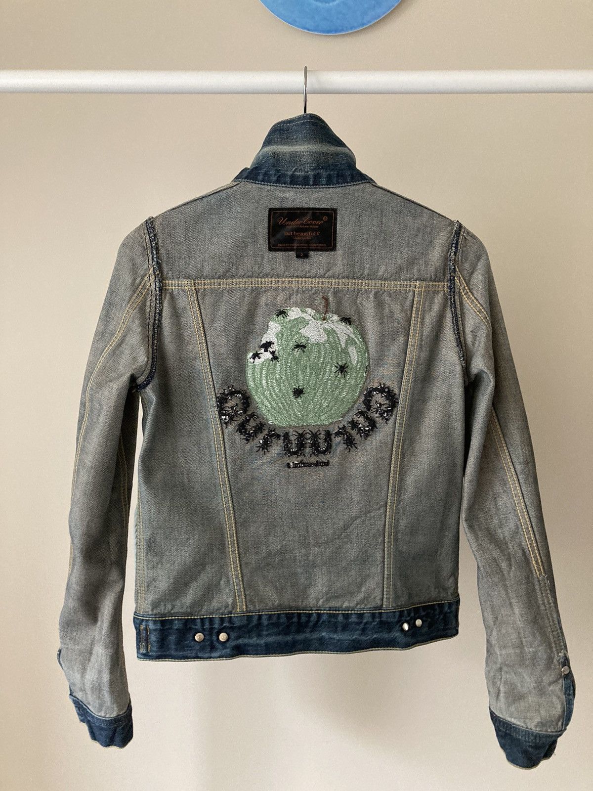 Undercover Undercover Bug/Insect/Apple Denim Jacket AW06 BBV Guruguru Size XS / US 0-2 / IT 36-38 - 17 Thumbnail