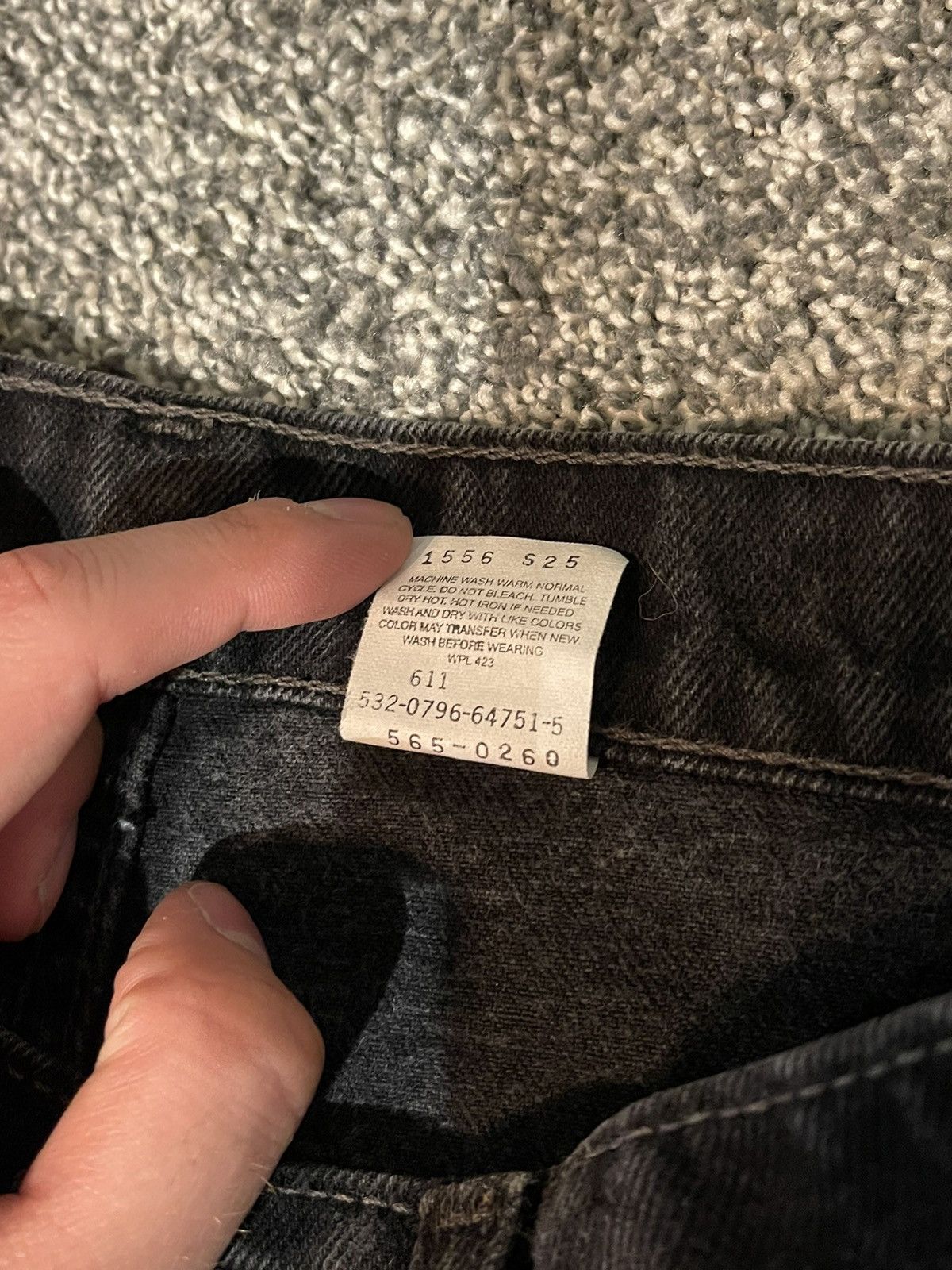 Levi's × Vintage Wide Leg 1996 Vintage Levi’s 565 Distressed Denim Size US 28 / EU 44 - 7 Thumbnail