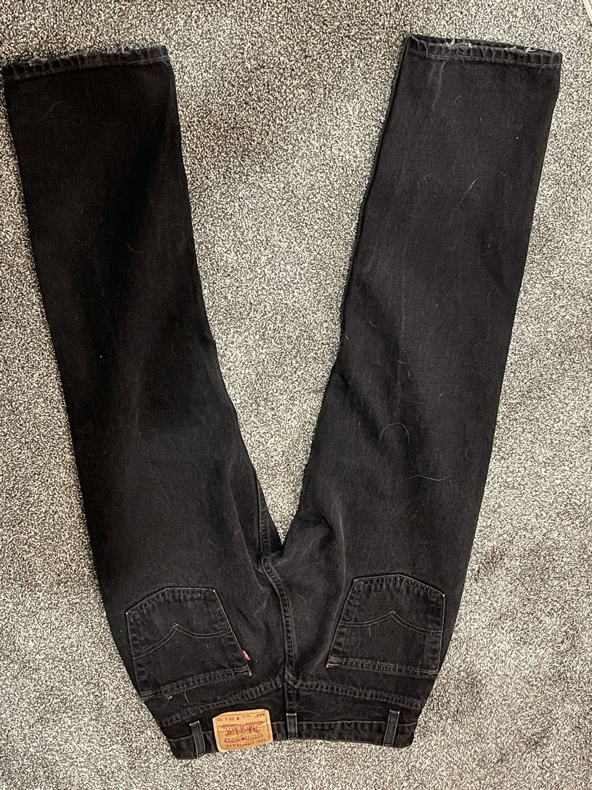 Levi's × Vintage Wide Leg 1996 Vintage Levi’s 565 Distressed Denim Size US 28 / EU 44 - 8 Thumbnail