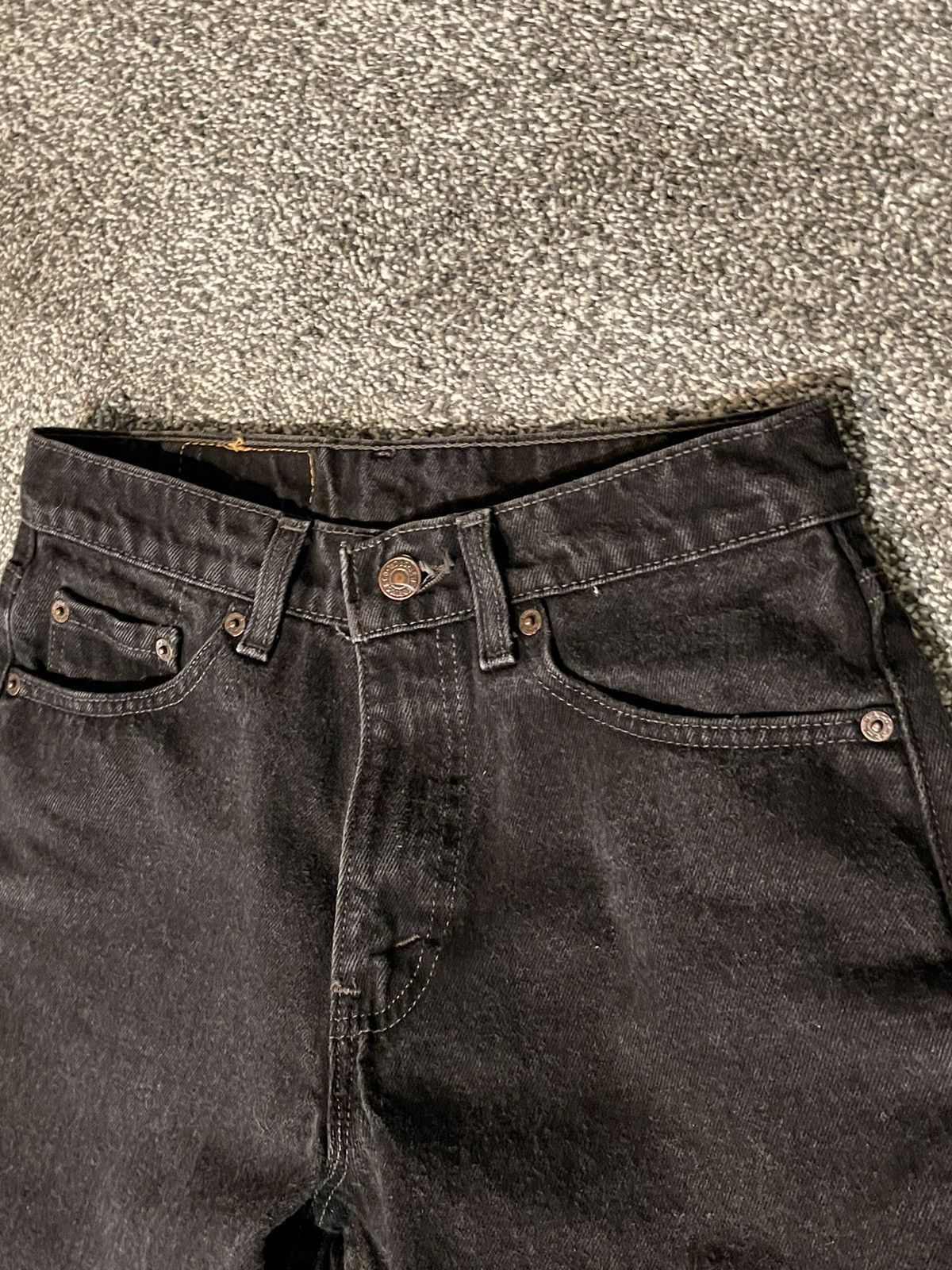 Levi's × Vintage Wide Leg 1996 Vintage Levi’s 565 Distressed Denim Size US 28 / EU 44 - 5 Thumbnail