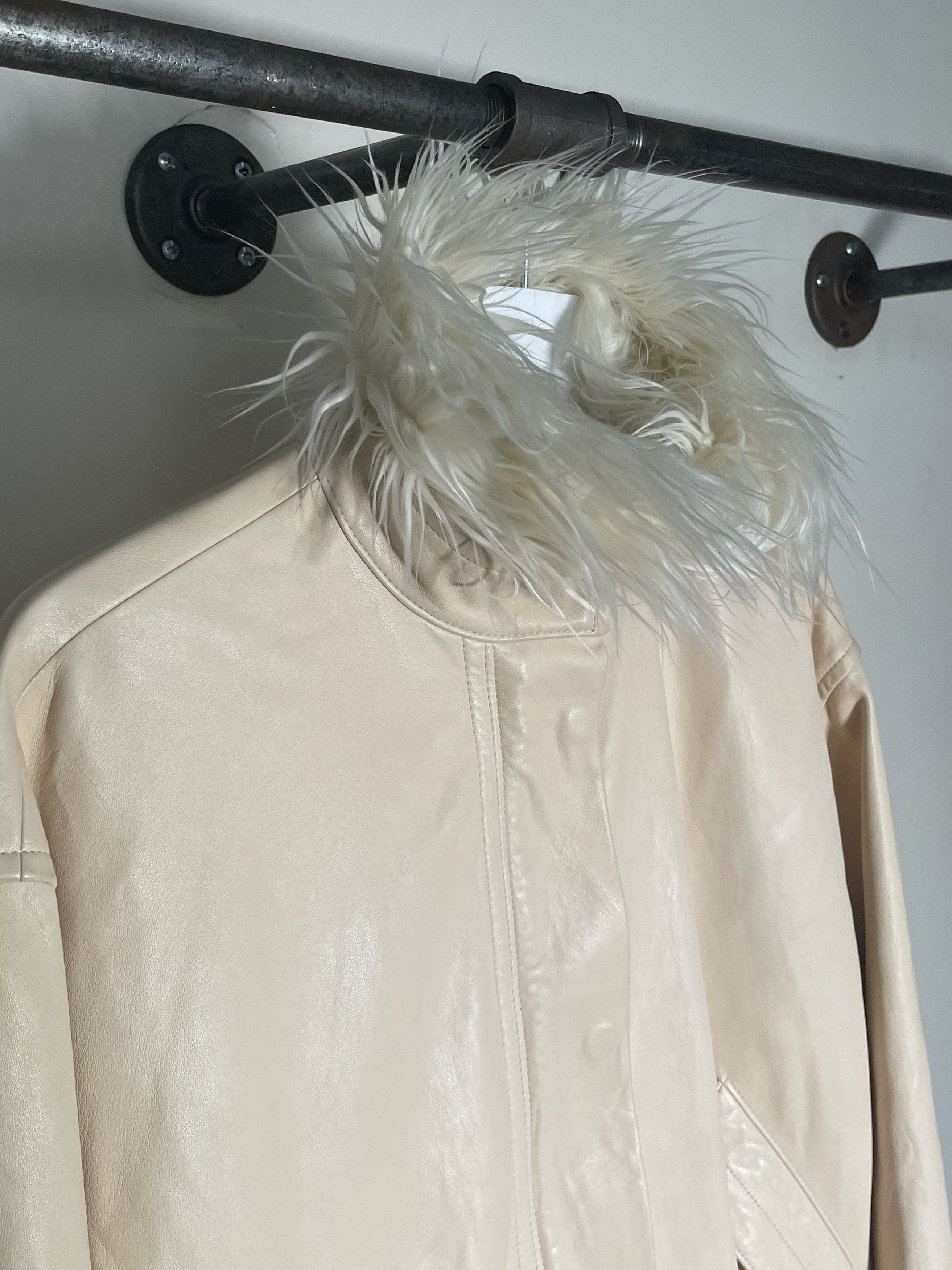 Helmut Lang FW16 Promo Sample Leather Astro Parka Size US M / EU 48-50 / 2 - 1 Thumbnail