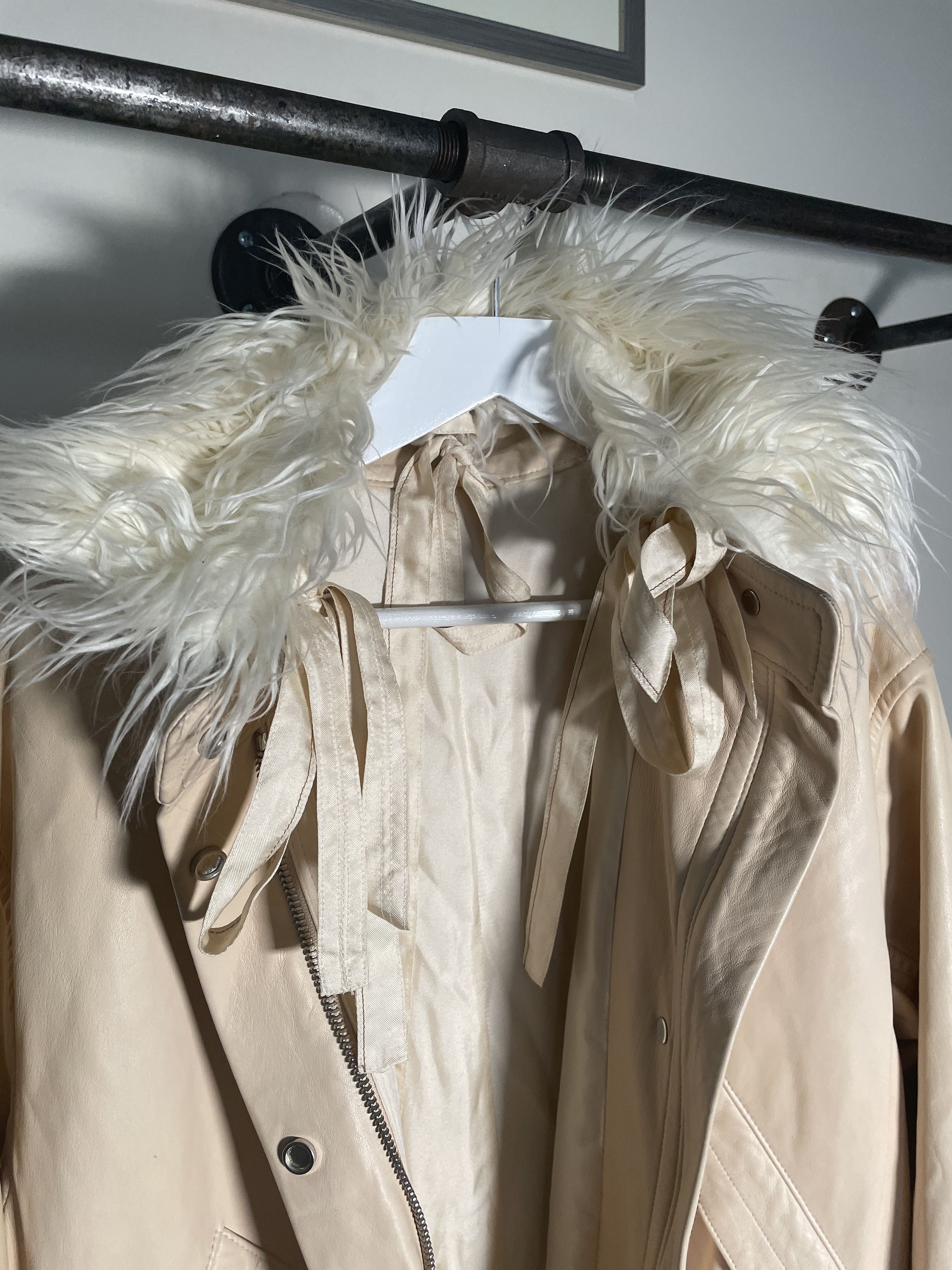 Helmut Lang FW16 Promo Sample Leather Astro Parka Size US M / EU 48-50 / 2 - 7 Thumbnail