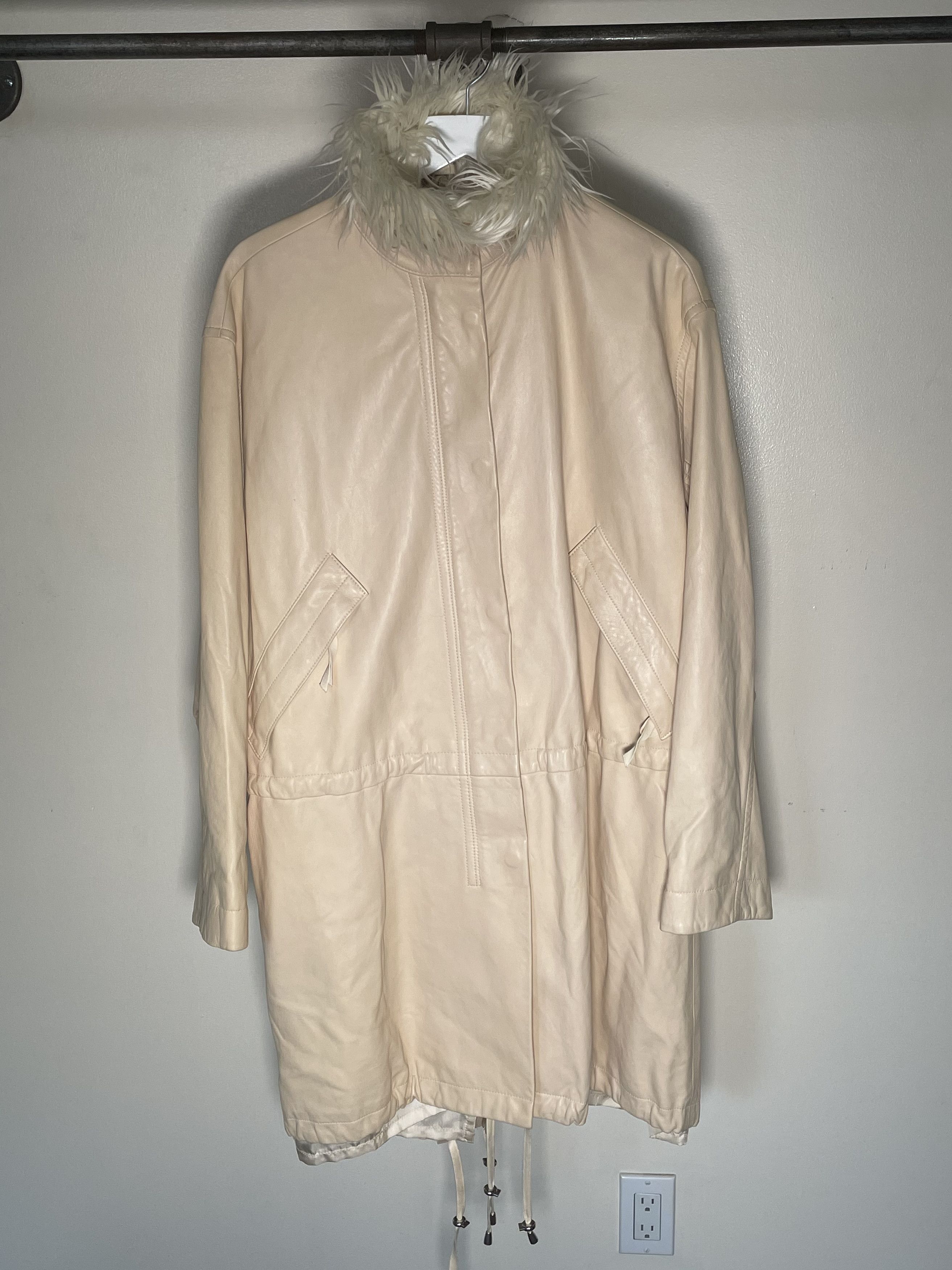 Helmut Lang FW16 Promo Sample Leather Astro Parka Size US M / EU 48-50 / 2 - 2 Thumbnail