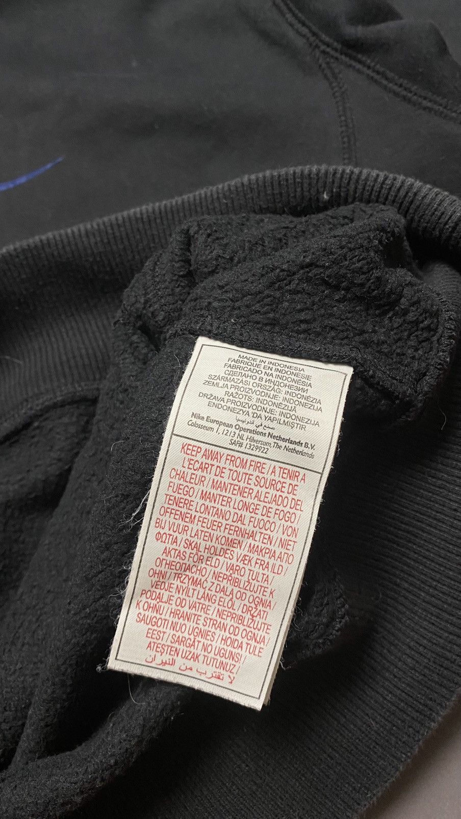 Nike × Vintage Vintage Nike Hoodies velvet logo Size US S / EU 44-46 / 1 - 6 Thumbnail