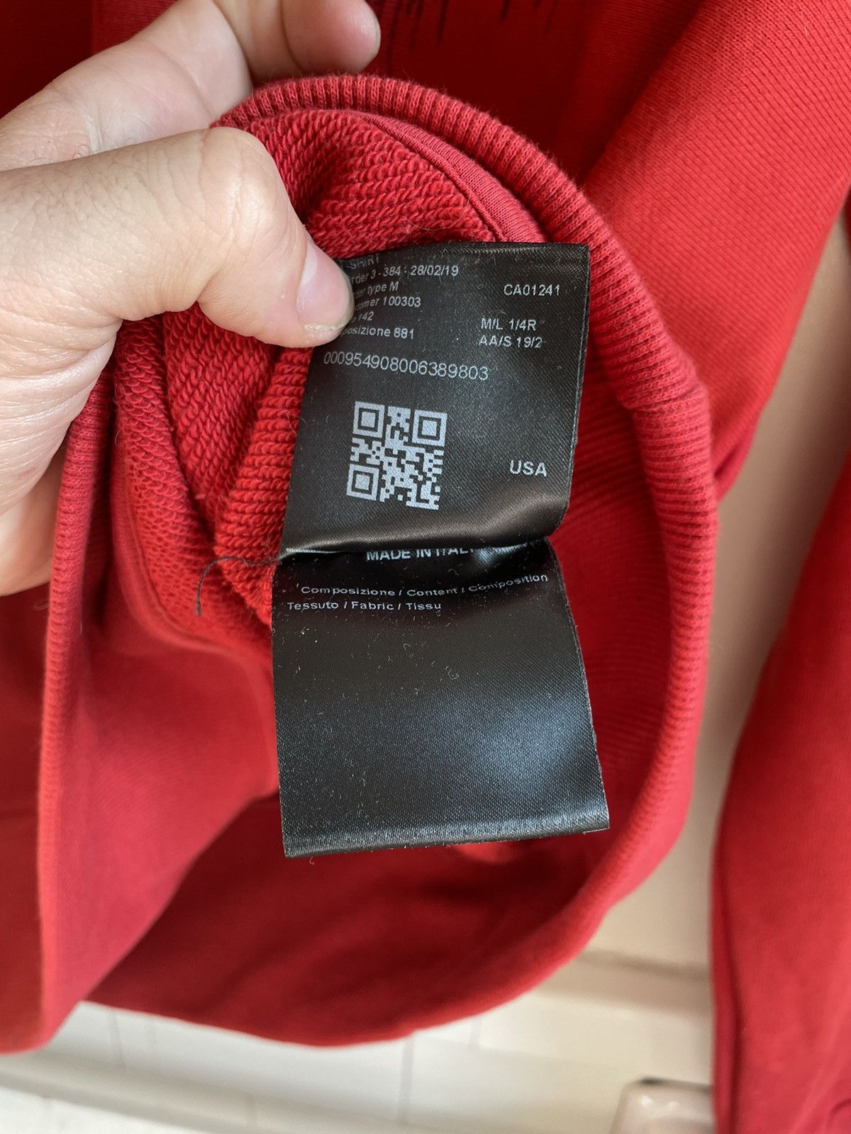 Calvin Klein 205W39NYC × Raf Simons 1 of 1 Friends and Family Glass Handel Promo Hoodie Size US S / EU 44-46 / 1 - 6 Thumbnail
