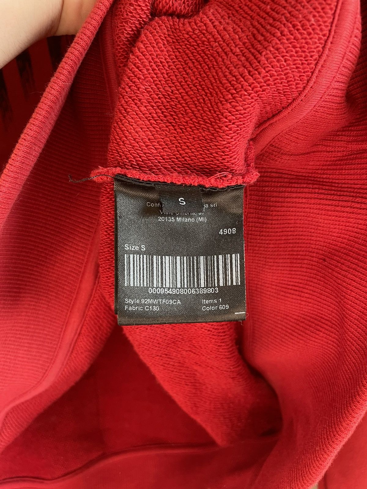 Calvin Klein 205W39NYC × Raf Simons 1 of 1 Friends and Family Glass Handel Promo Hoodie Size US S / EU 44-46 / 1 - 5 Thumbnail