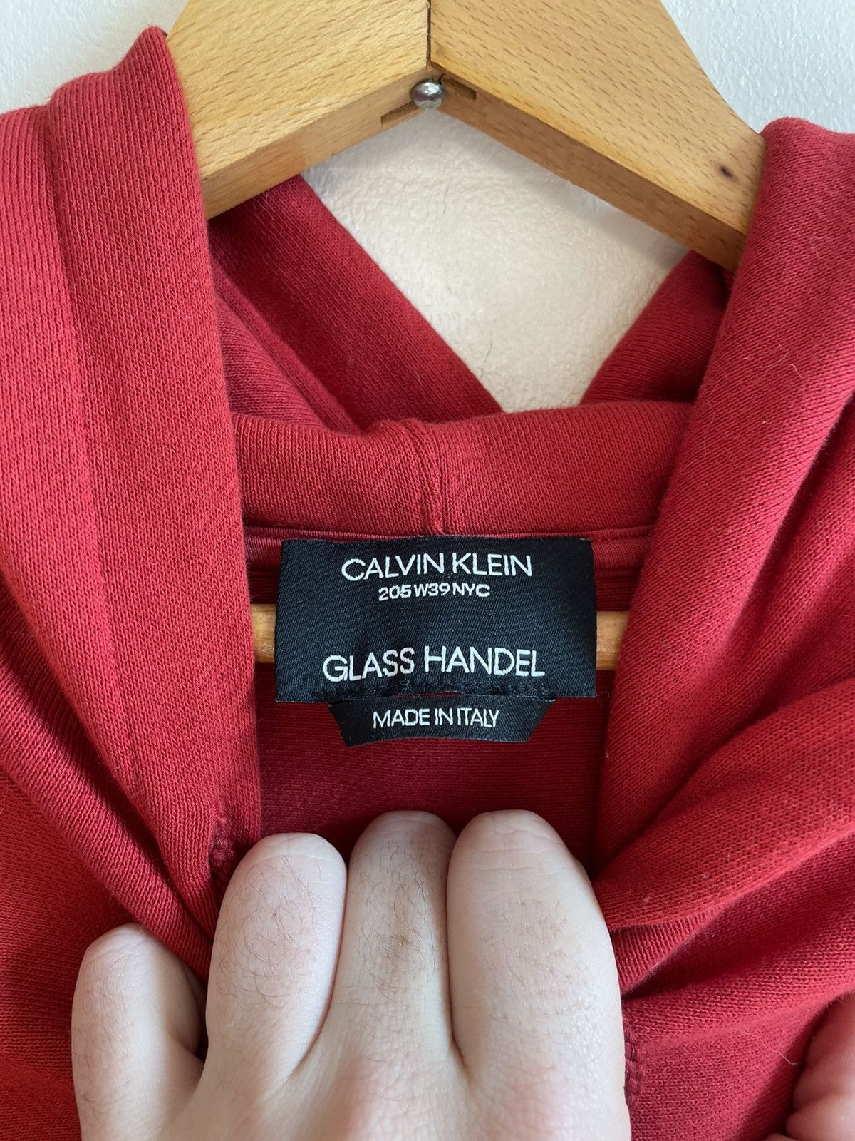 Calvin Klein 205W39NYC × Raf Simons 1 of 1 Friends and Family Glass Handel Promo Hoodie Size US S / EU 44-46 / 1 - 3 Thumbnail