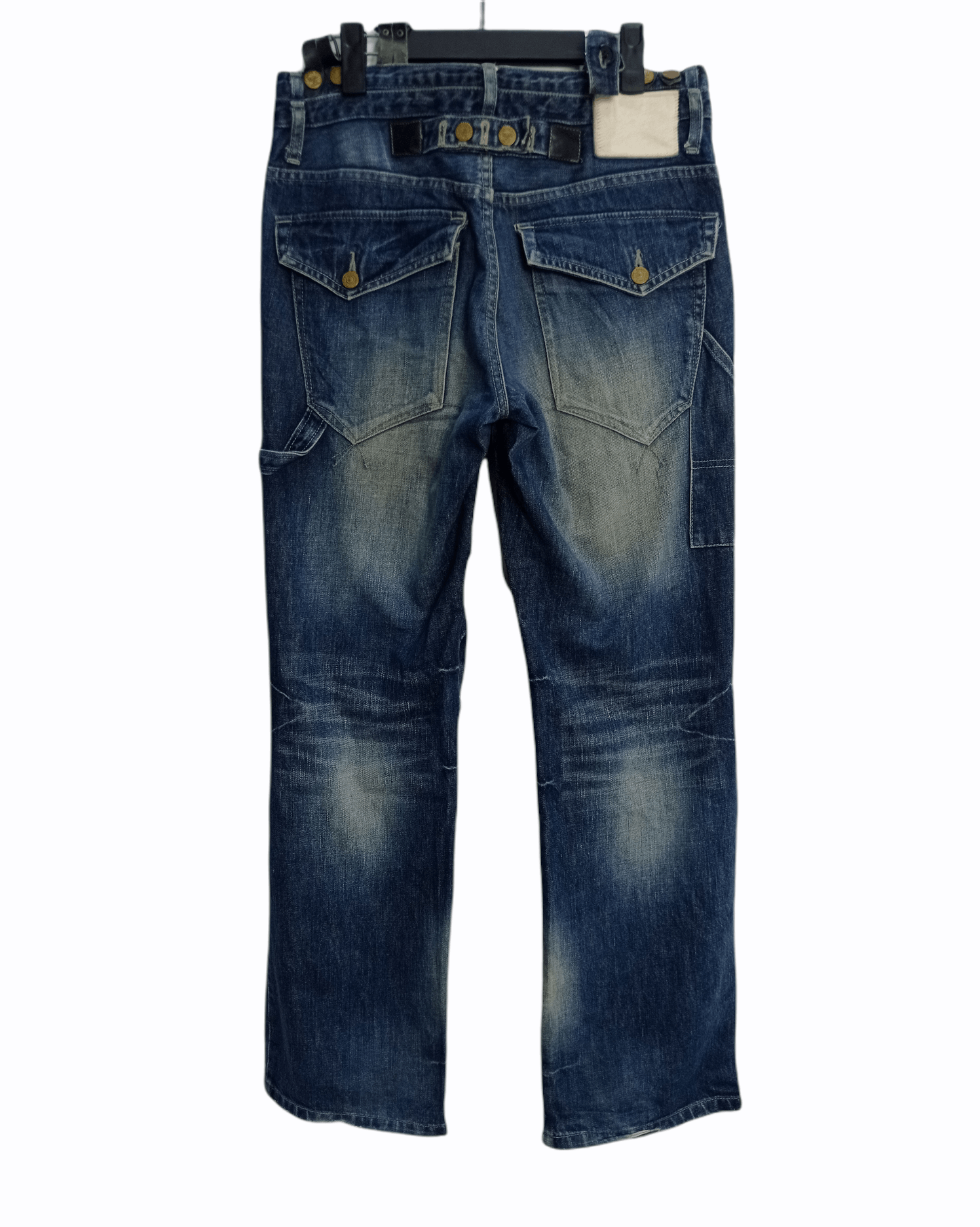 PPFM 🔥Vintage PPFM Suspender Denim Pants Size US 31 - 2 Thumbnail