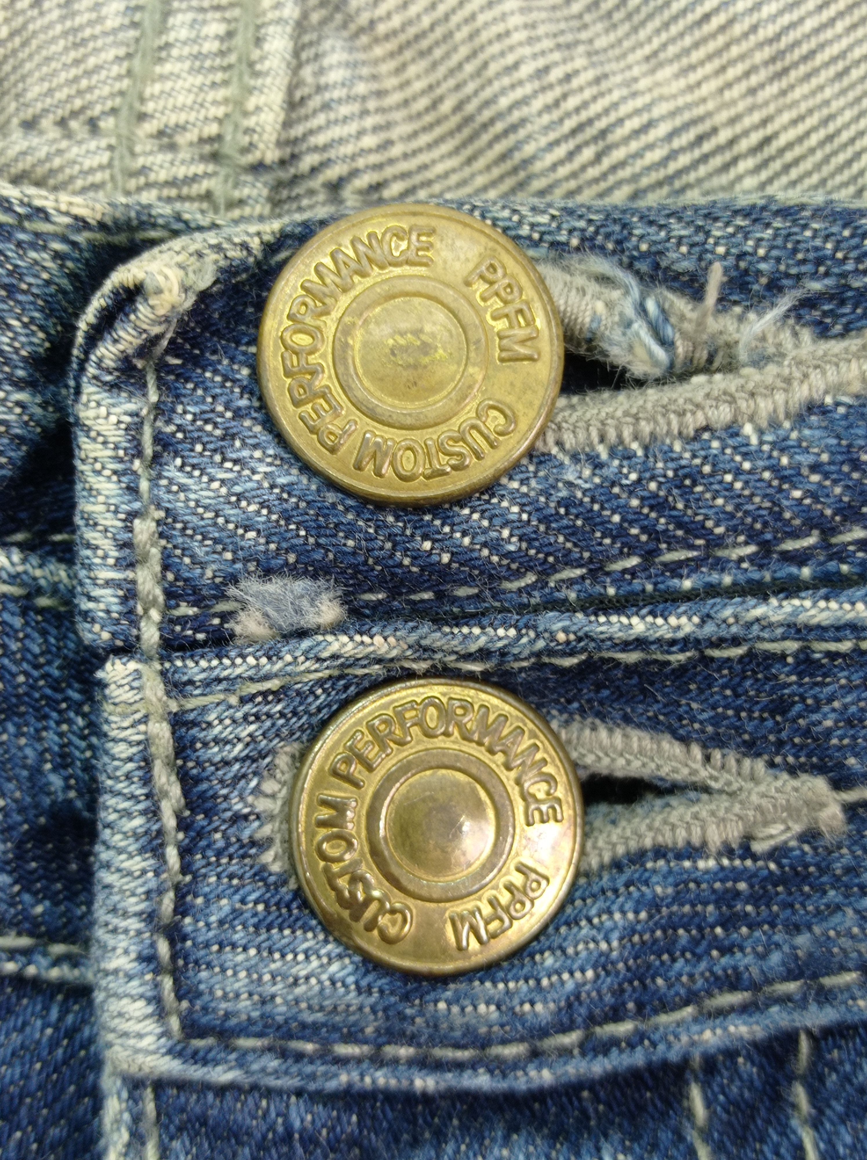 PPFM 🔥Vintage PPFM Suspender Denim Pants Size US 31 - 9 Thumbnail