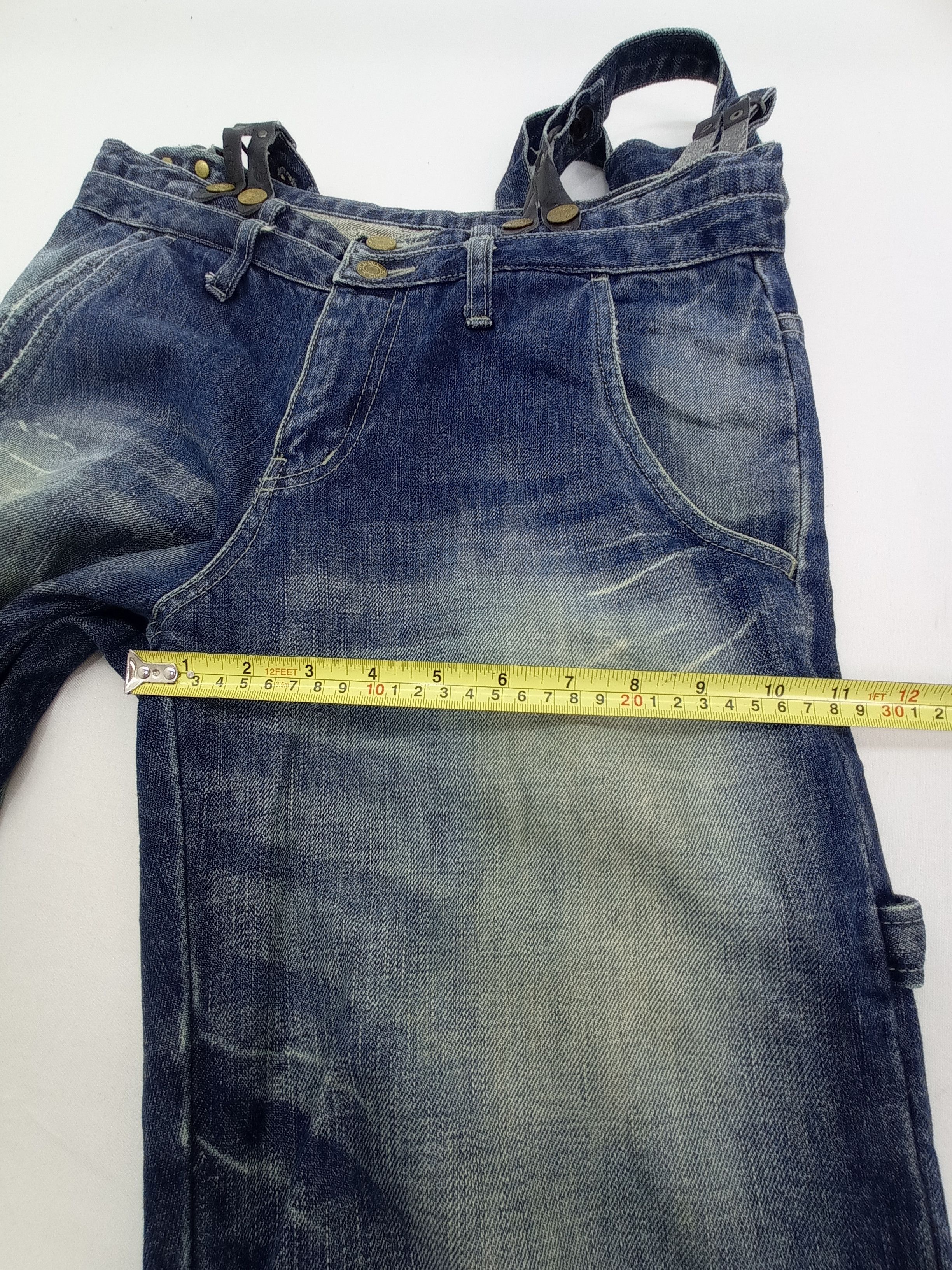 PPFM 🔥Vintage PPFM Suspender Denim Pants Size US 31 - 22 Thumbnail