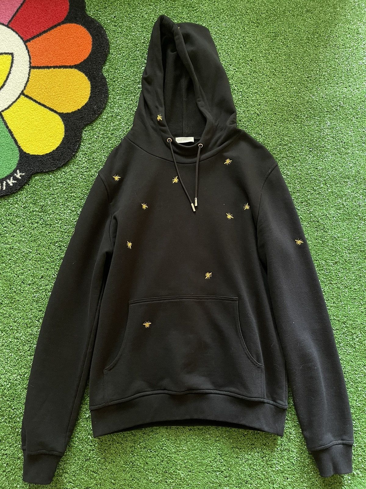 Dior 18K GOLD JEWELED BEE SWEATER Grailed