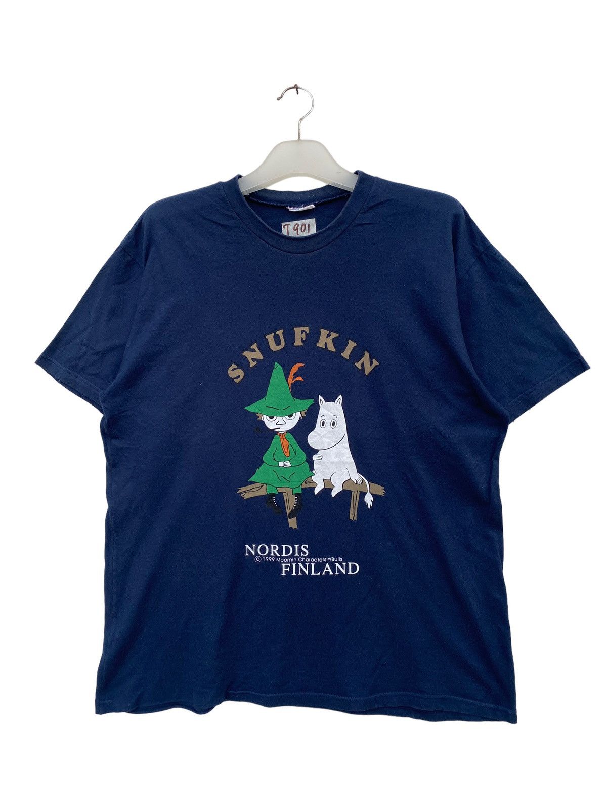Anime Vintage 1999 Snufkin Moomin Characters Tees Size US L / EU 52-54 / 3 - 1 Thumbnail