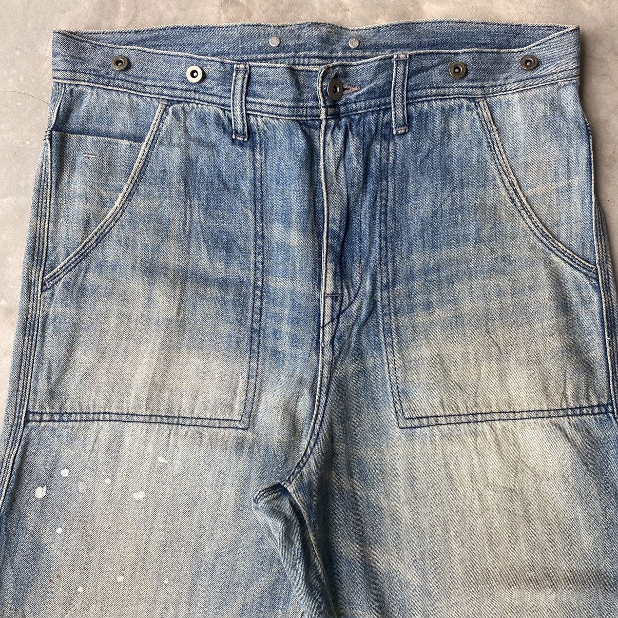 Japanese Brand × Vintage Vintage Japanese denim baggy jeans carpenter wide leg Size US 34 / EU 50 - 4 Thumbnail
