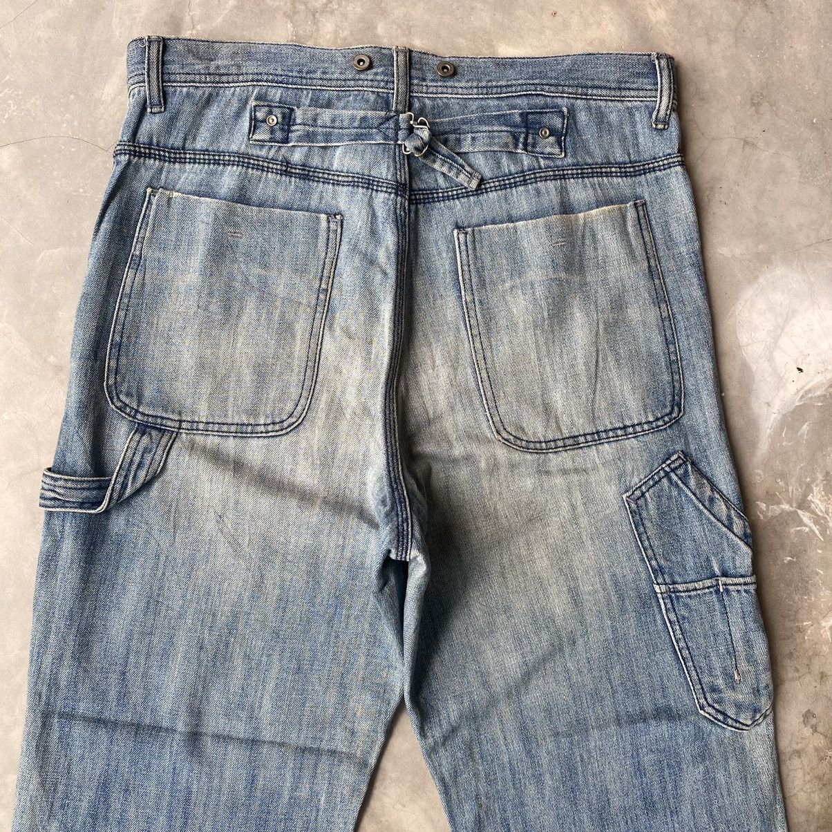 Japanese Brand × Vintage Vintage Japanese denim baggy jeans carpenter wide leg Size US 34 / EU 50 - 11 Thumbnail